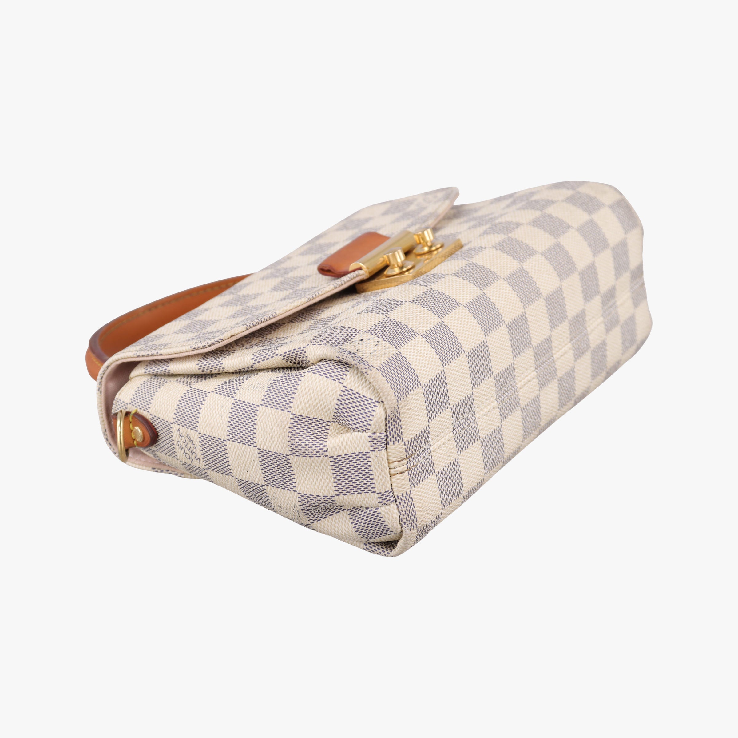 Secondhand Louis Vuitton CROISETTE Azur Damier Canvas N41581 shoulderbag | stylenewstar