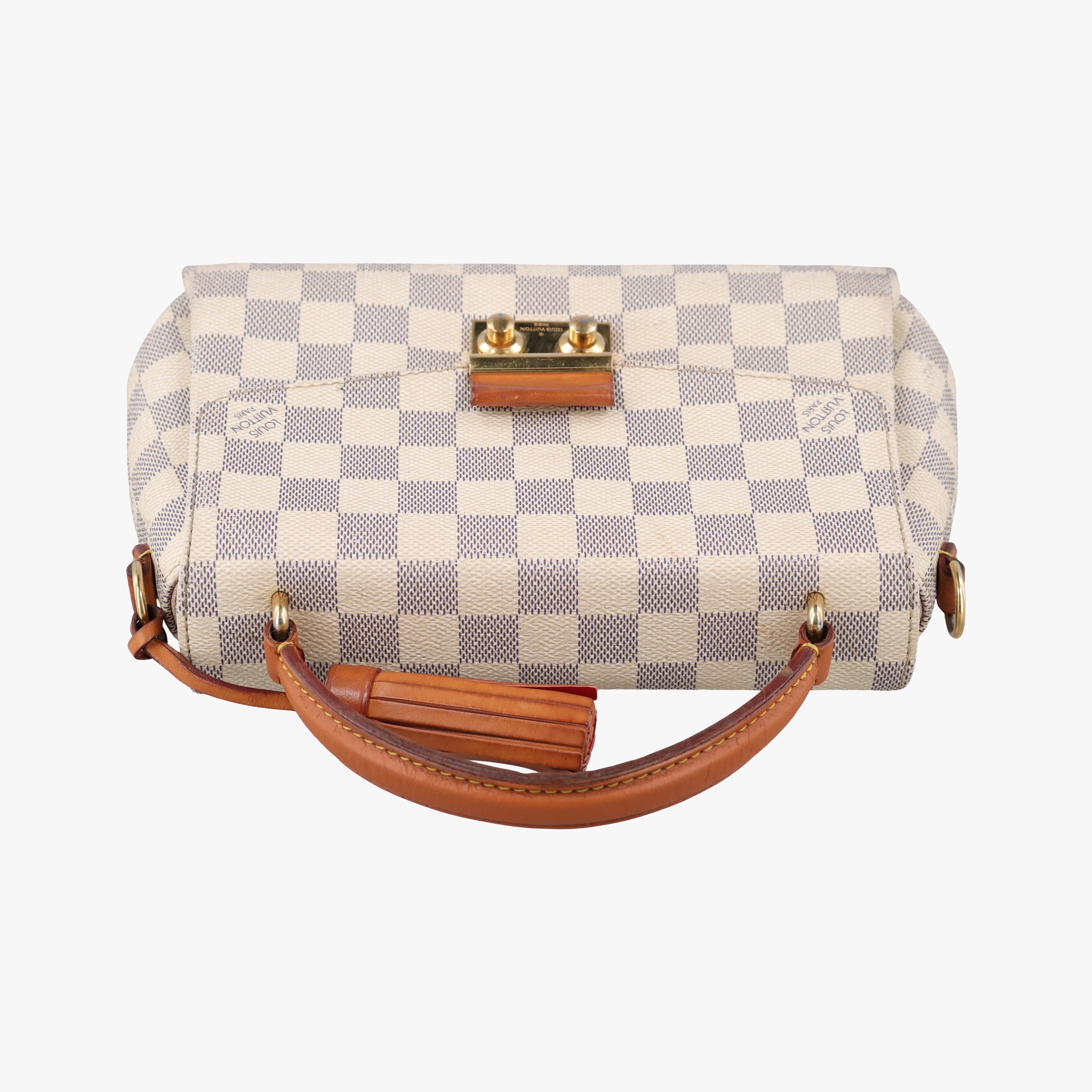 Secondhand Louis Vuitton CROISETTE Azur Damier Canvas N41581 shoulderbag | stylenewstar