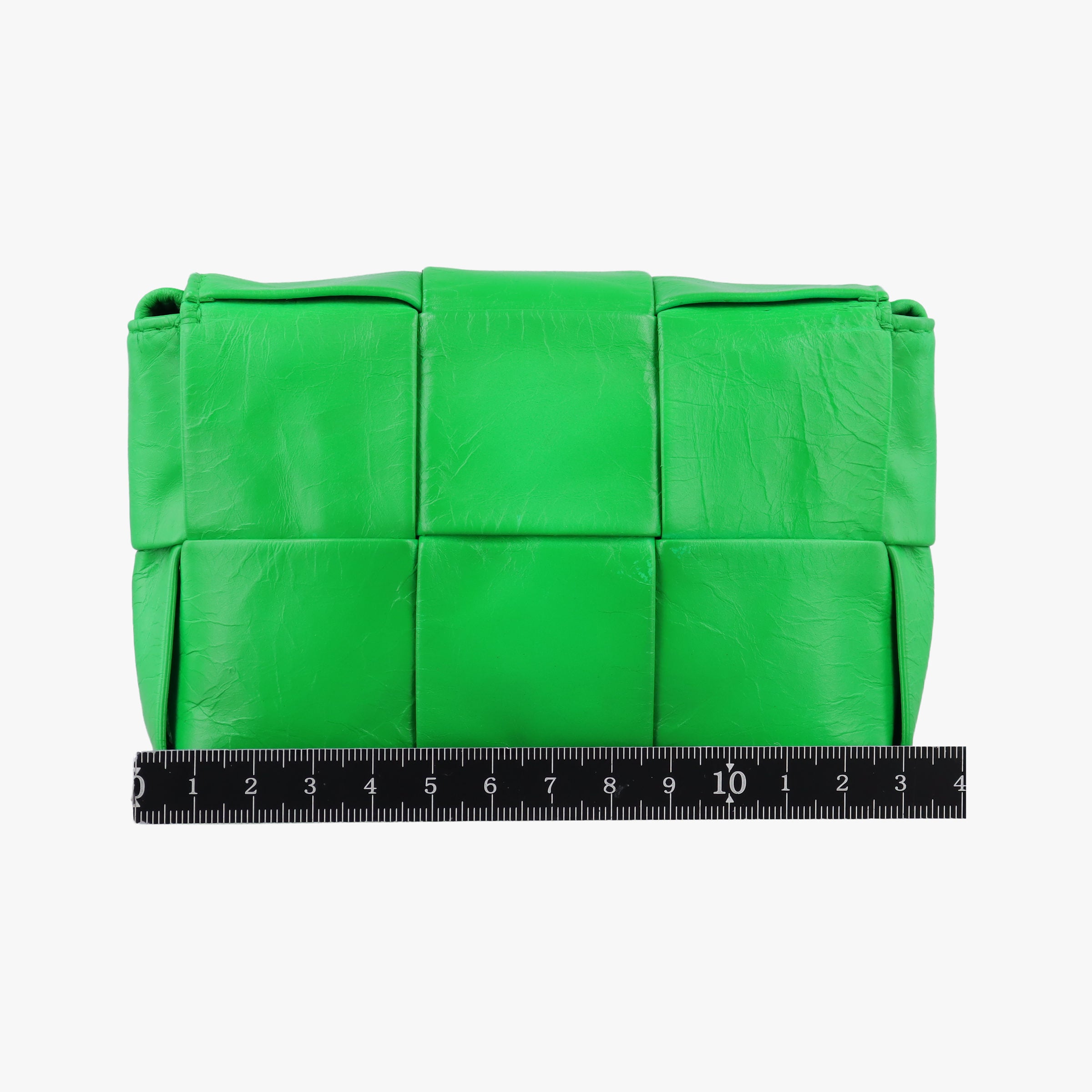 Pre-owned Bottega Veneta candy cassette Green Leather  shoulderbag | stylenewstar