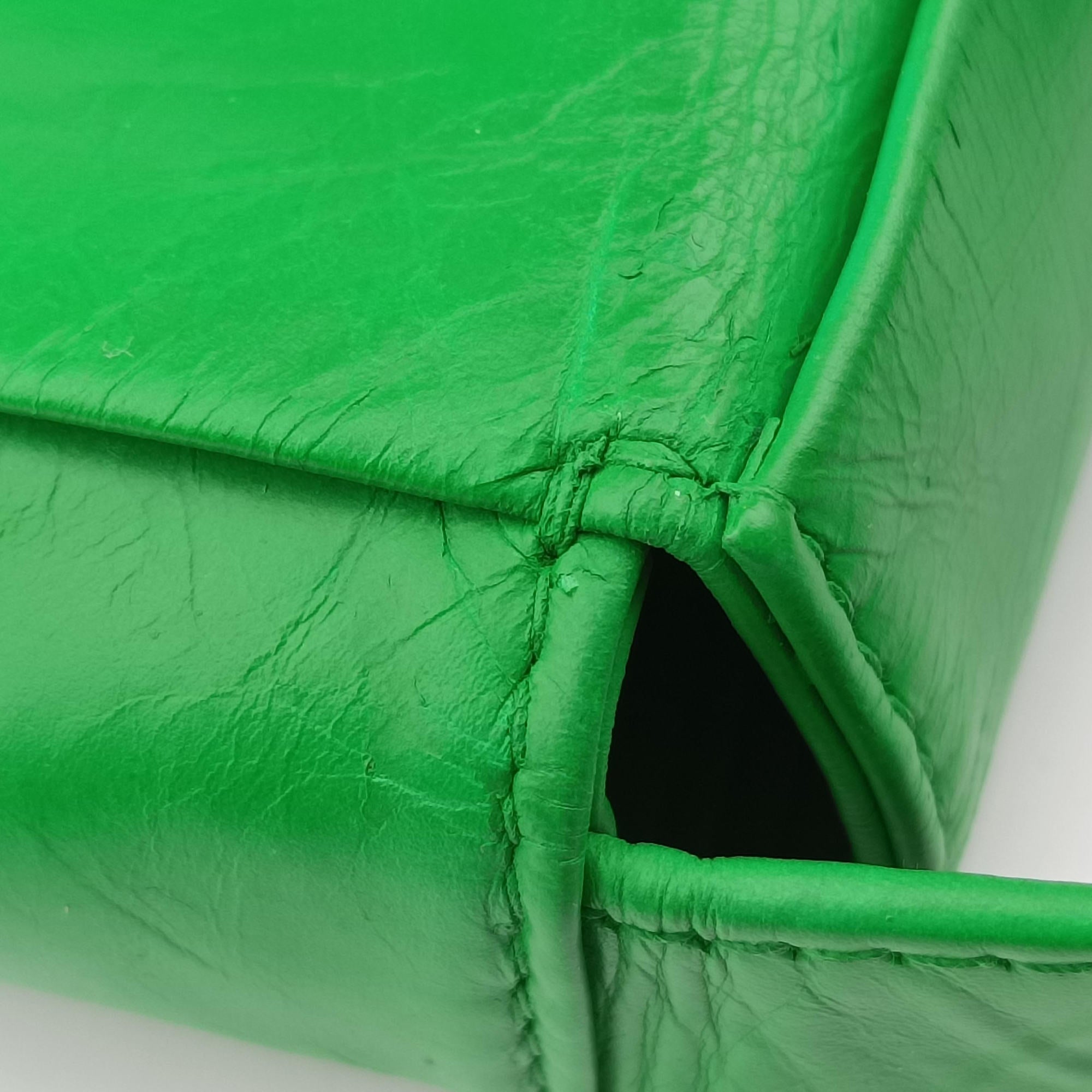 Pre-owned Bottega Veneta candy cassette Green Leather  shoulderbag | stylenewstar
