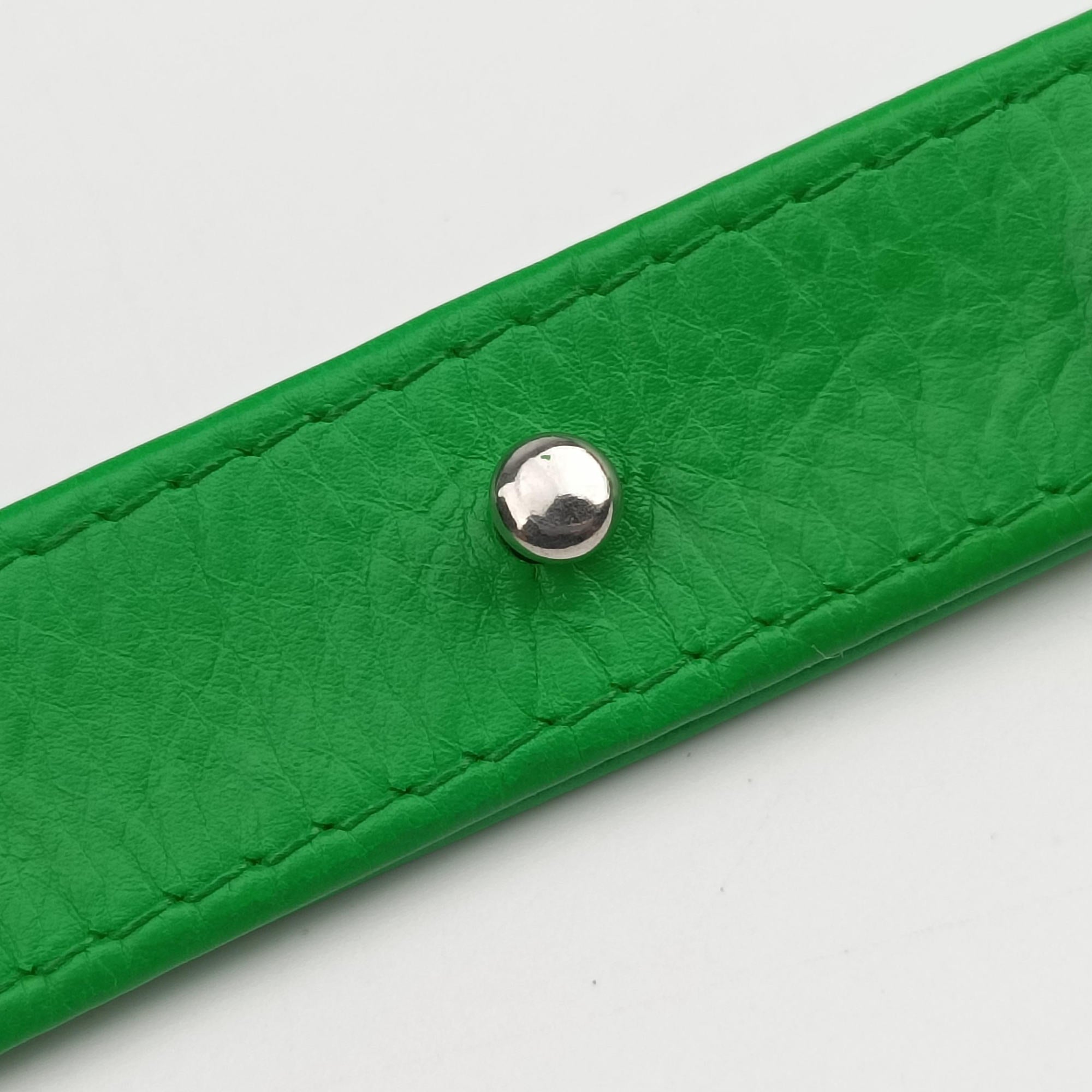 Pre-owned Bottega Veneta candy cassette Green Leather  shoulderbag | stylenewstar