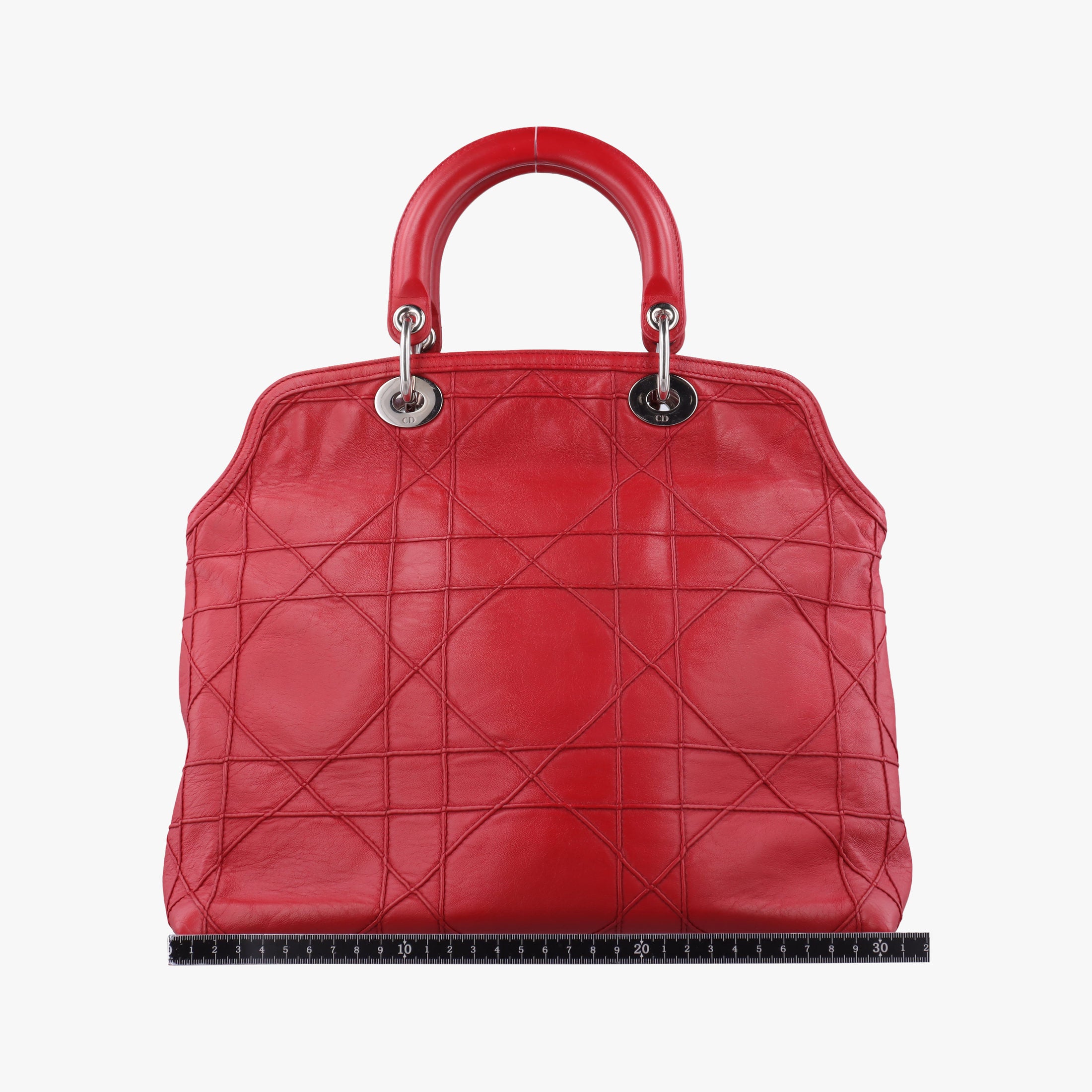 Vintage Christian Dior Granville Red lambskin  shoulderbag | stylenewstar