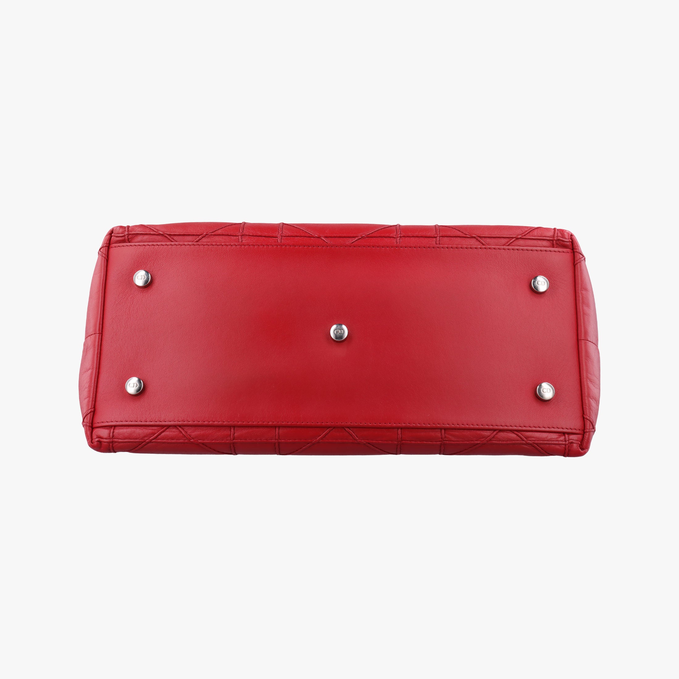 Vintage Christian Dior Granville Red lambskin  shoulderbag | stylenewstar