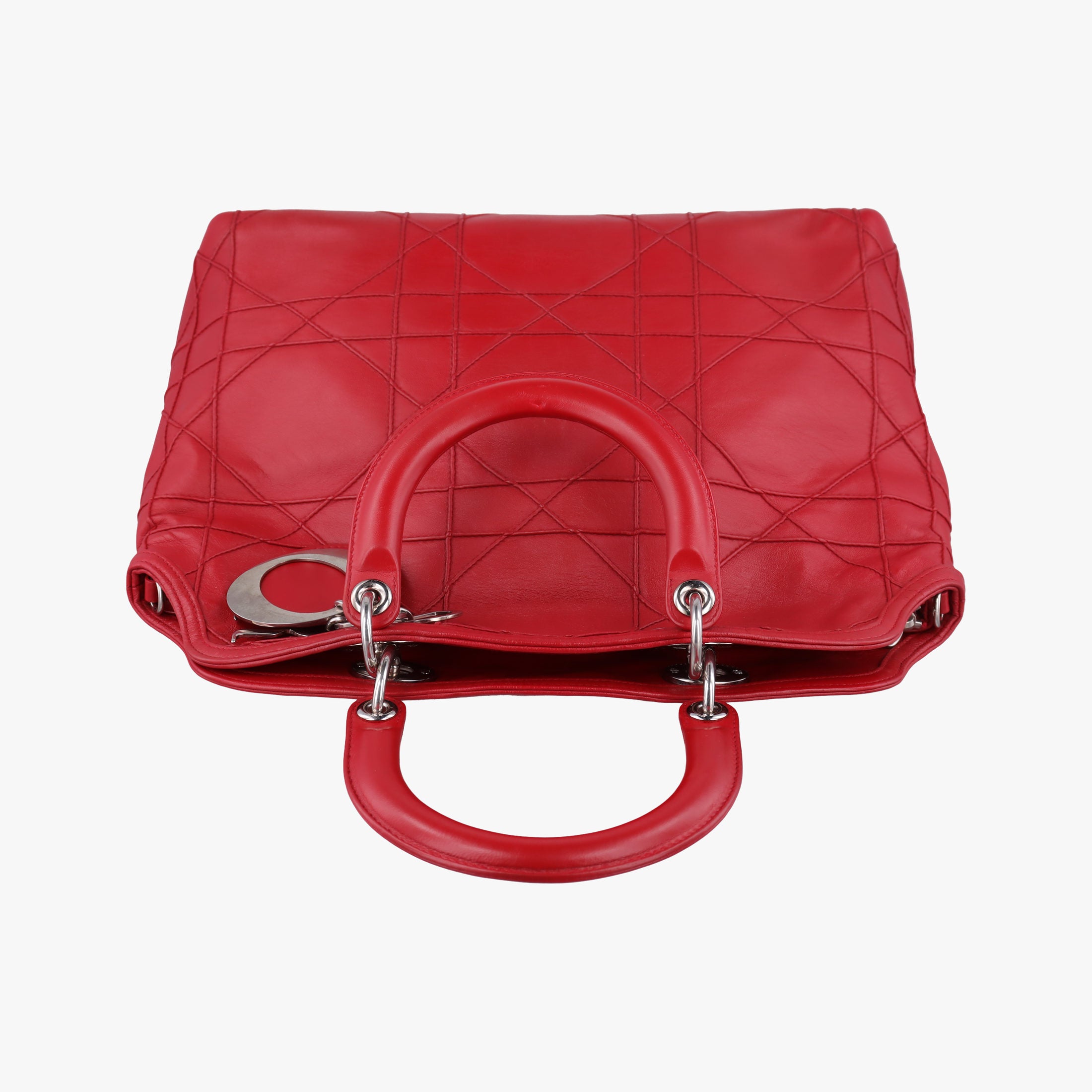 Vintage Christian Dior Granville Red lambskin  shoulderbag | stylenewstar
