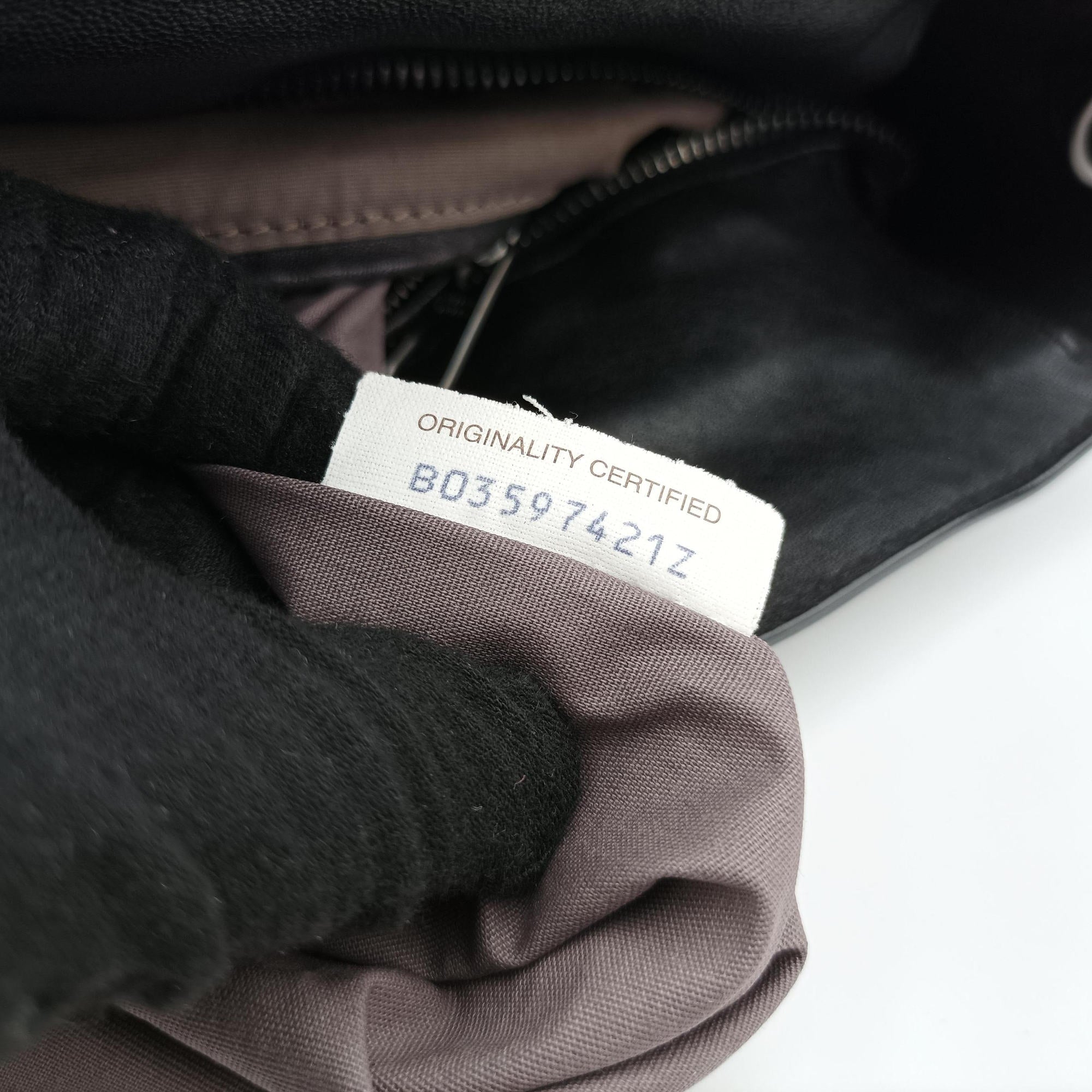 Pre-owned Bottega Veneta Intrecciato Black×Gray Lambskin  shoulderbag | stylenewstar