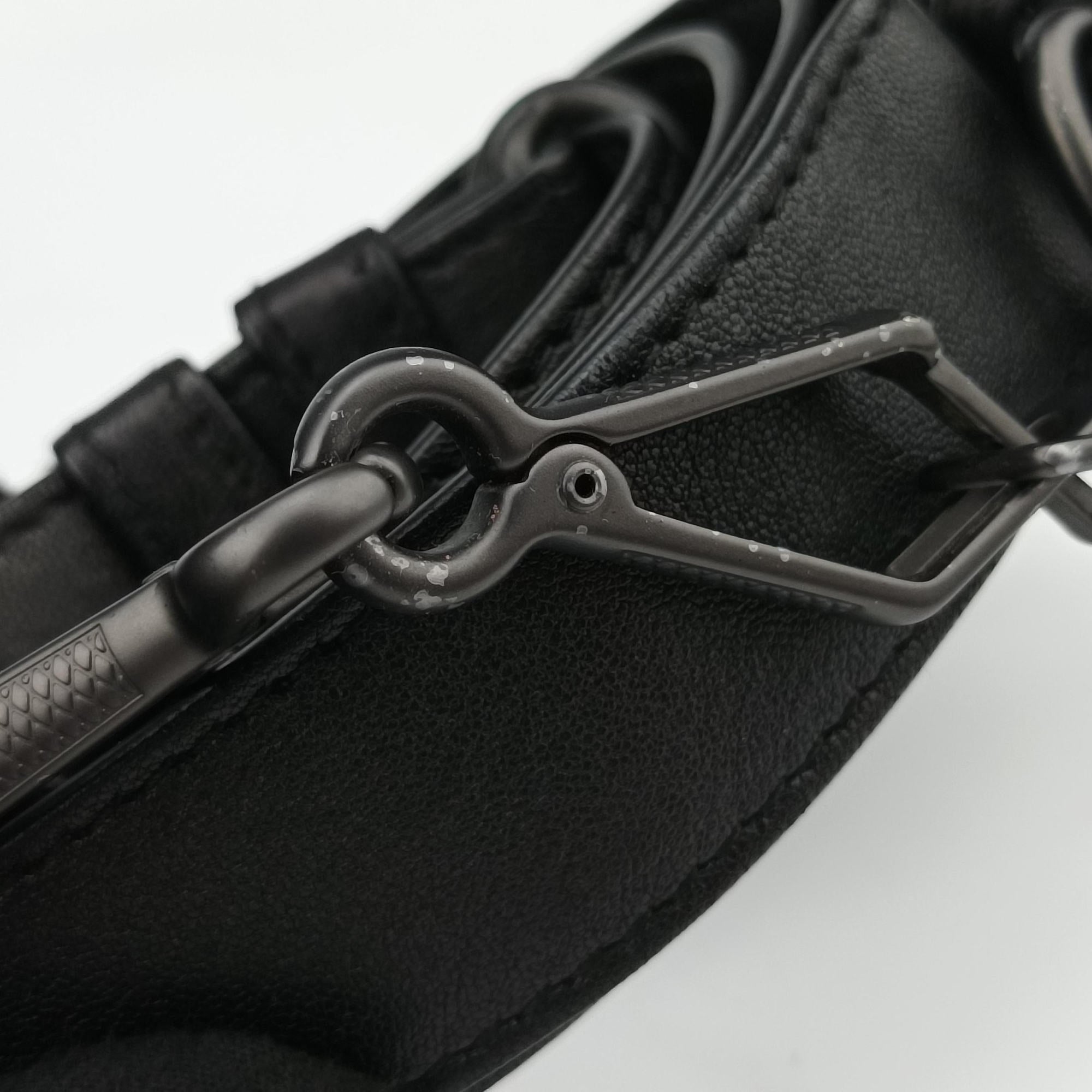 Pre-owned Bottega Veneta Intrecciato Black×Gray Lambskin  shoulderbag | stylenewstar