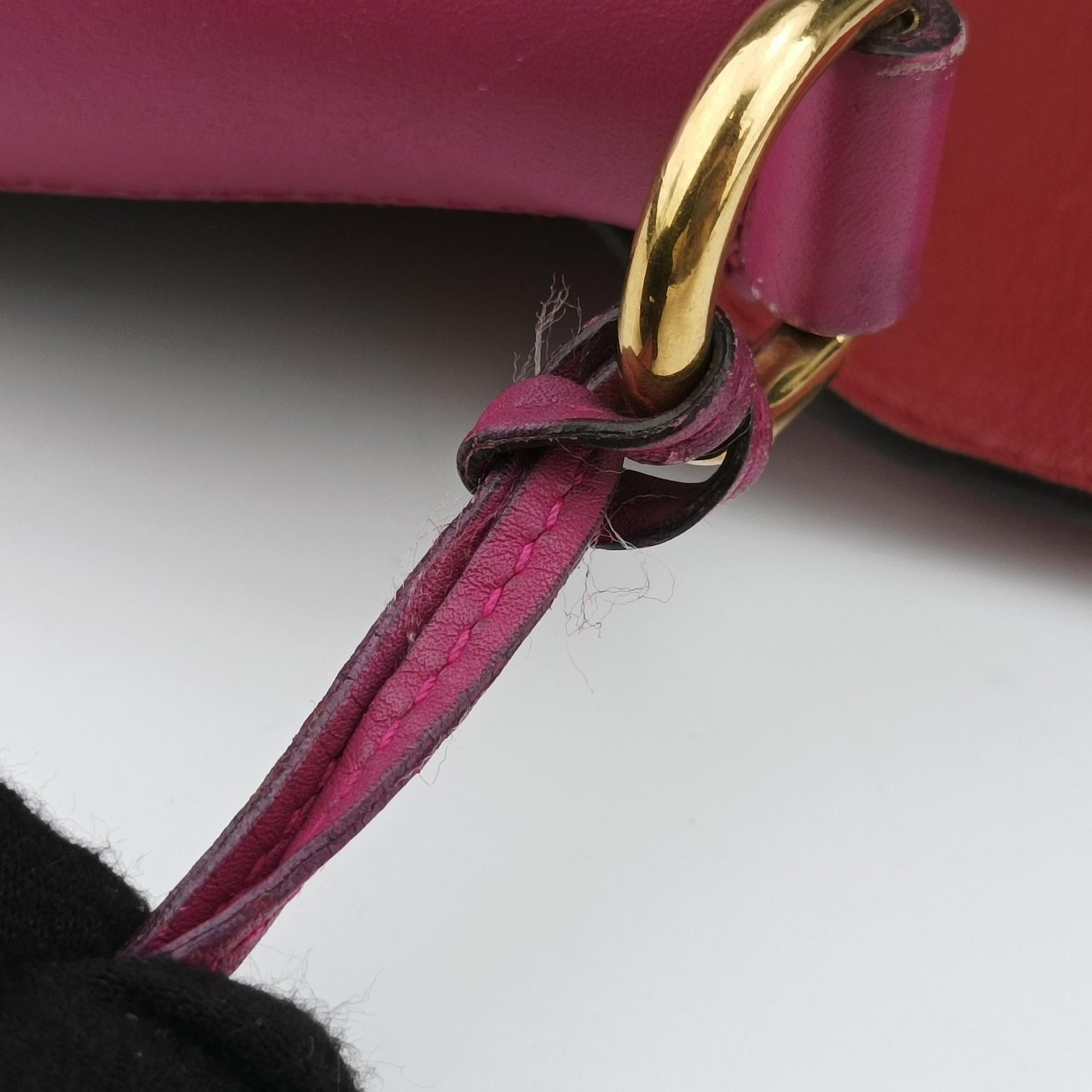 Vintage Gucci GG Supreme Padlock Beige×Red×Multicolour PVC coated canvas×Leather 453189 shoulderbag | stylenewstar