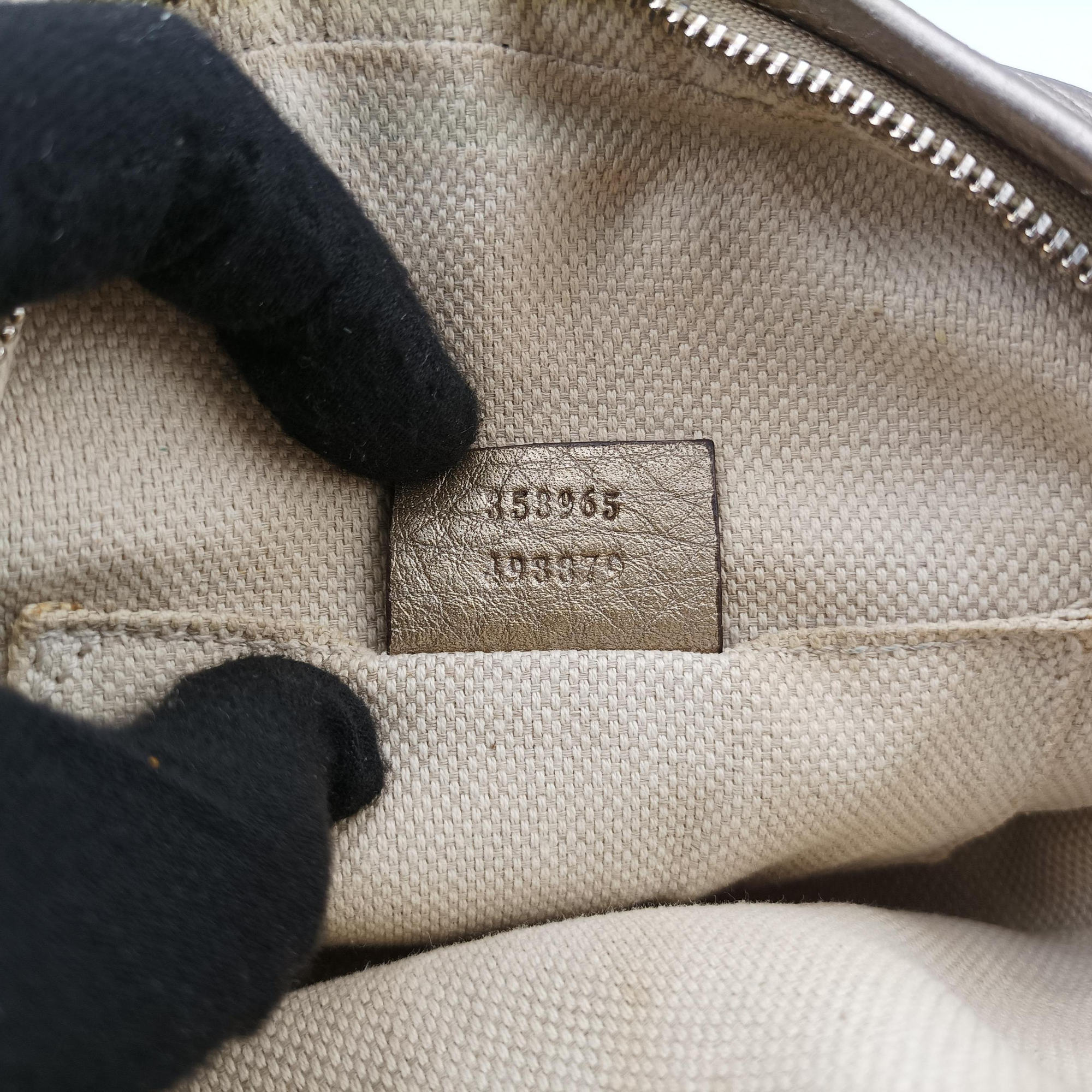 Pre-owned Gucci Soho Golden Leather 353965 shoulderbag | stylenewstar