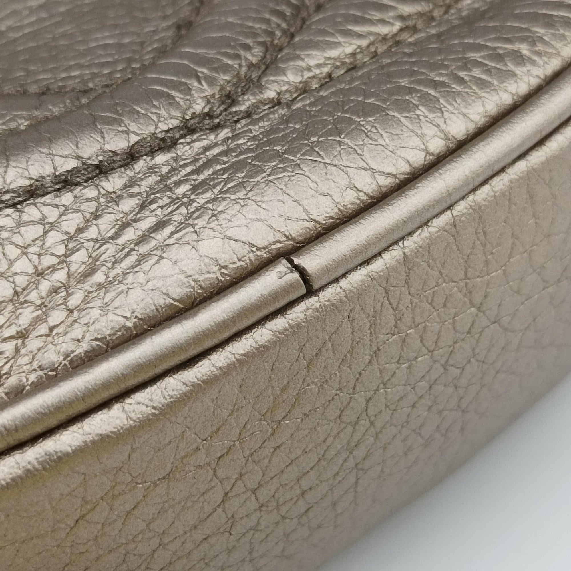 Pre-owned Gucci Soho Golden Leather 353965 shoulderbag | stylenewstar