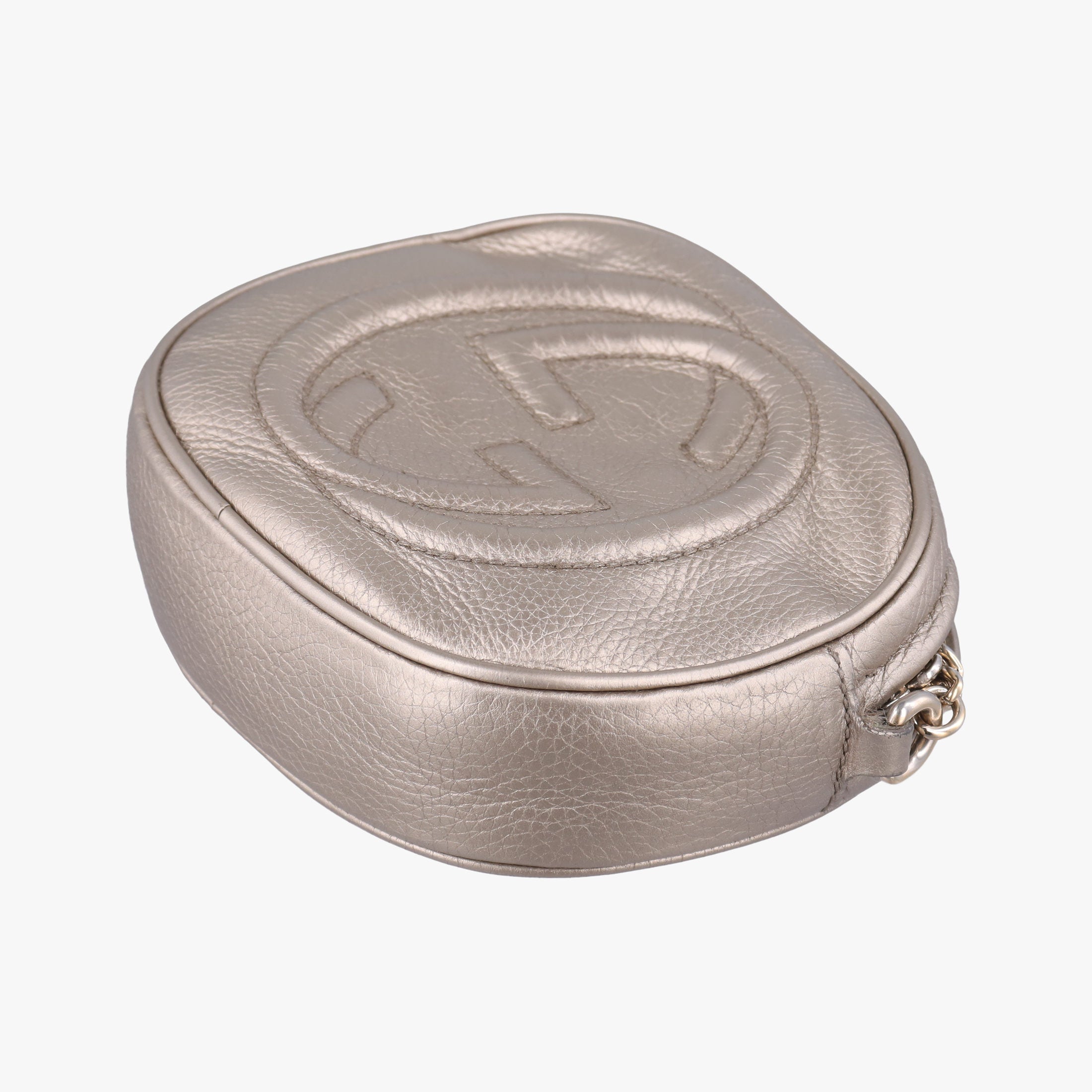Pre-owned Gucci Soho Golden Leather 353965 shoulderbag | stylenewstar