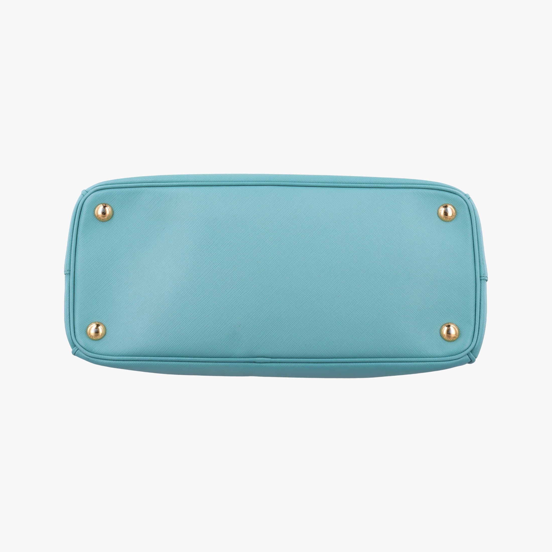 Pre-owned Prada Galleria Blue SAFFIANO Leather BN1801 shoulderbag | stylenewstar
