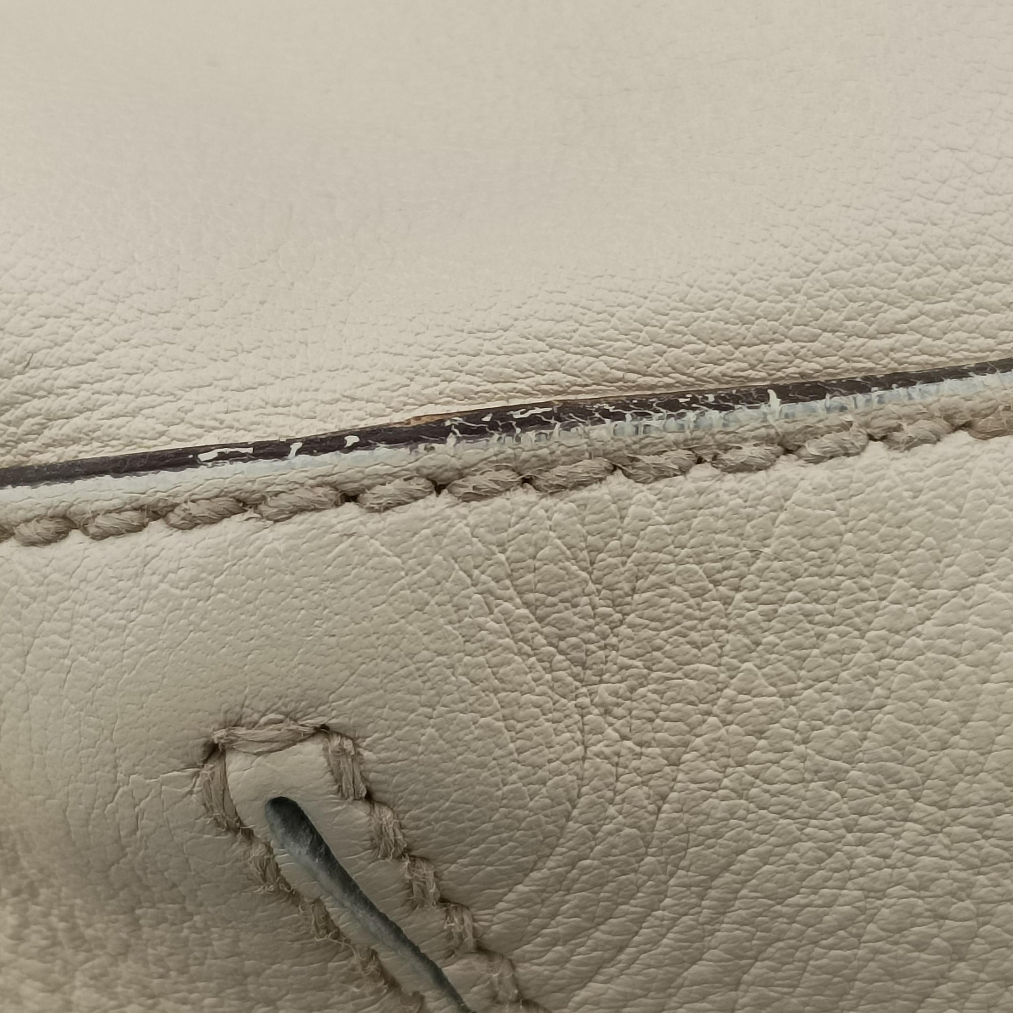 Pre-owned Gucci Bamboo White Leather 169976 shoulderbag | stylenewstar