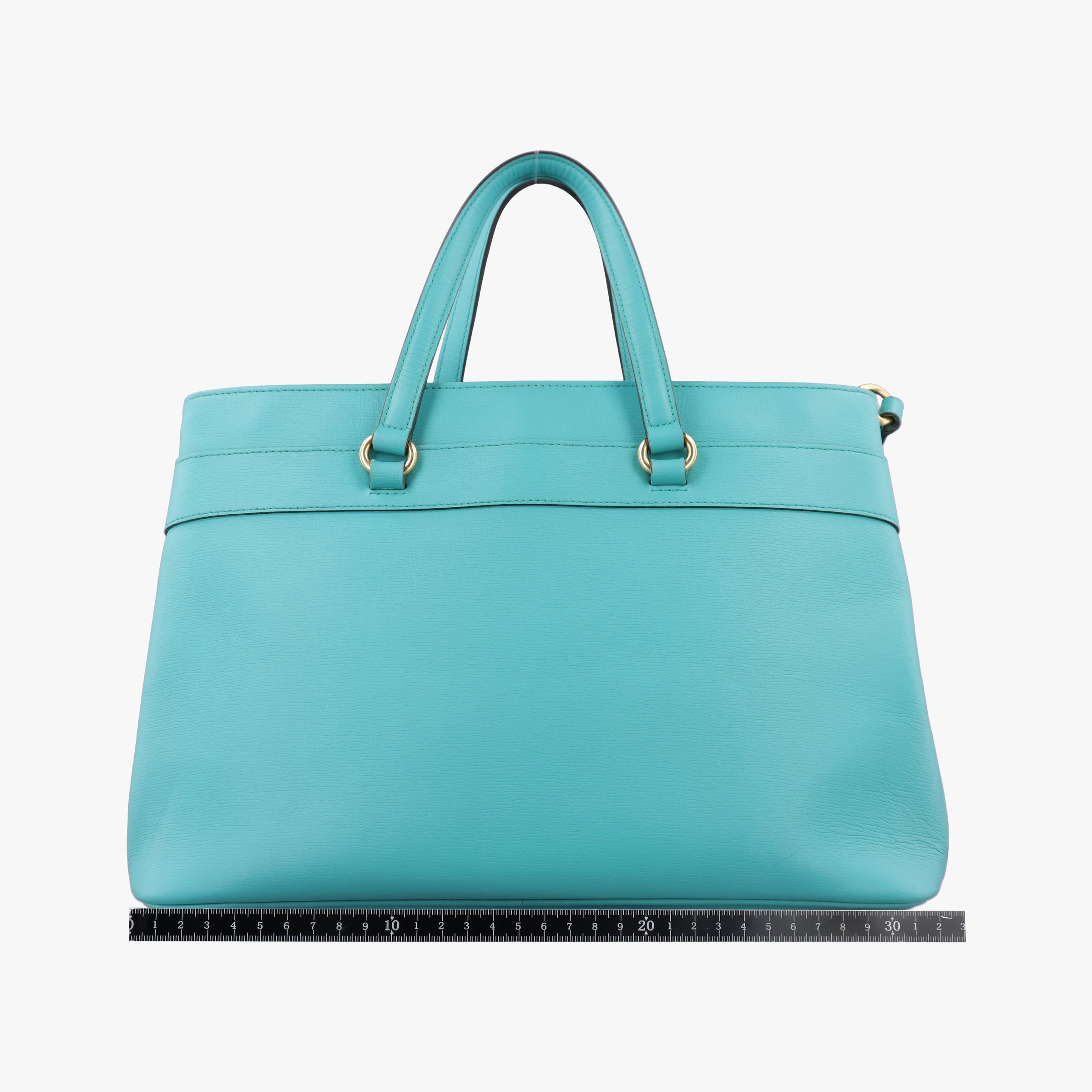 Pre-owned Gucci Bright Bit Blue Leather 319795 shoulderbag | stylenewstar