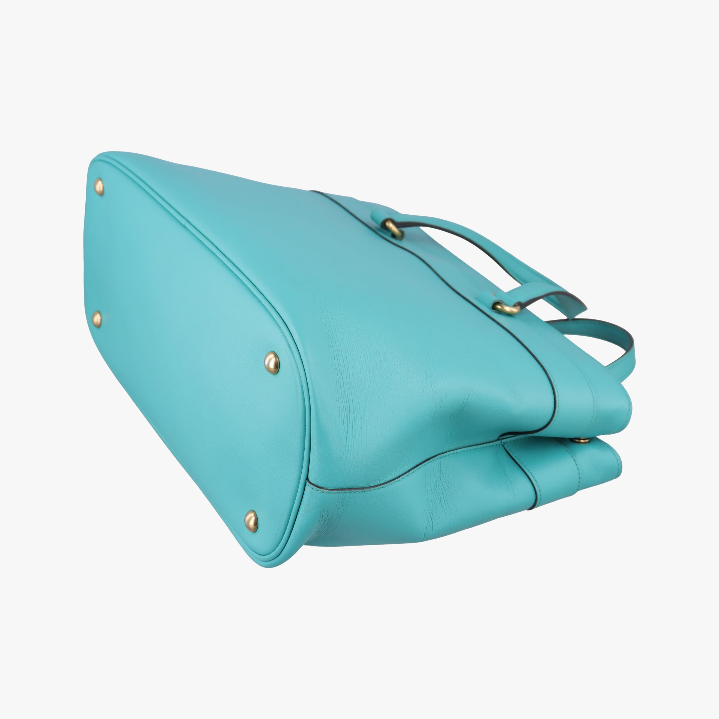 Pre-owned Gucci Bright Bit Blue Leather 319795 shoulderbag | stylenewstar