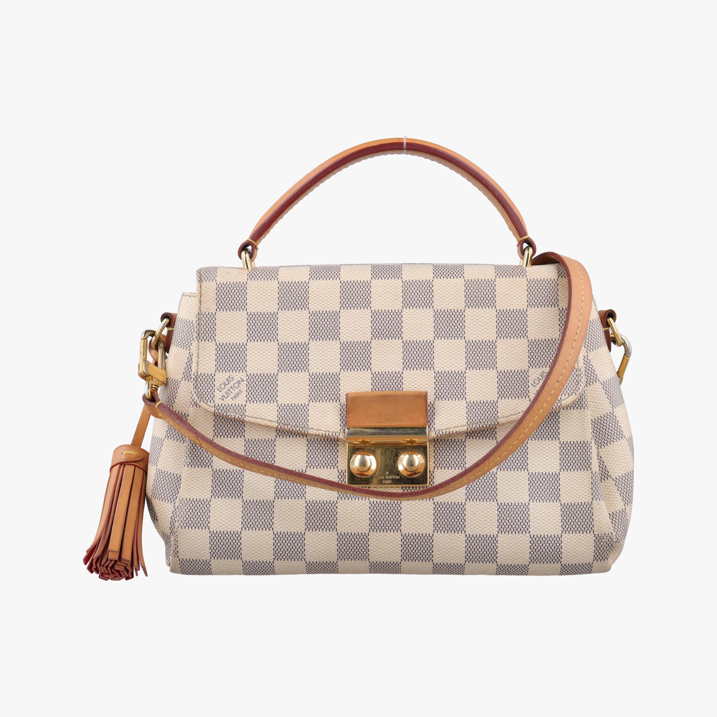 Pre-owned Louis Vuitton CROISETTE Azur Damier Canvas N41581 shoulderbag | stylenewstar