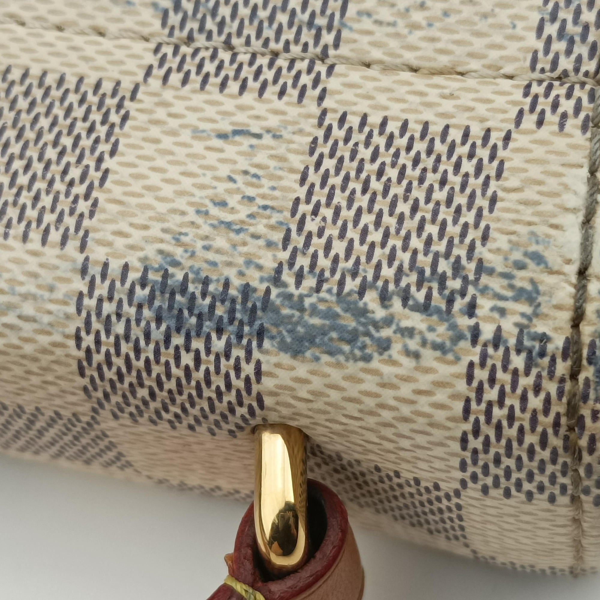 Pre-owned Louis Vuitton CROISETTE Azur Damier Canvas N41581 shoulderbag | stylenewstar