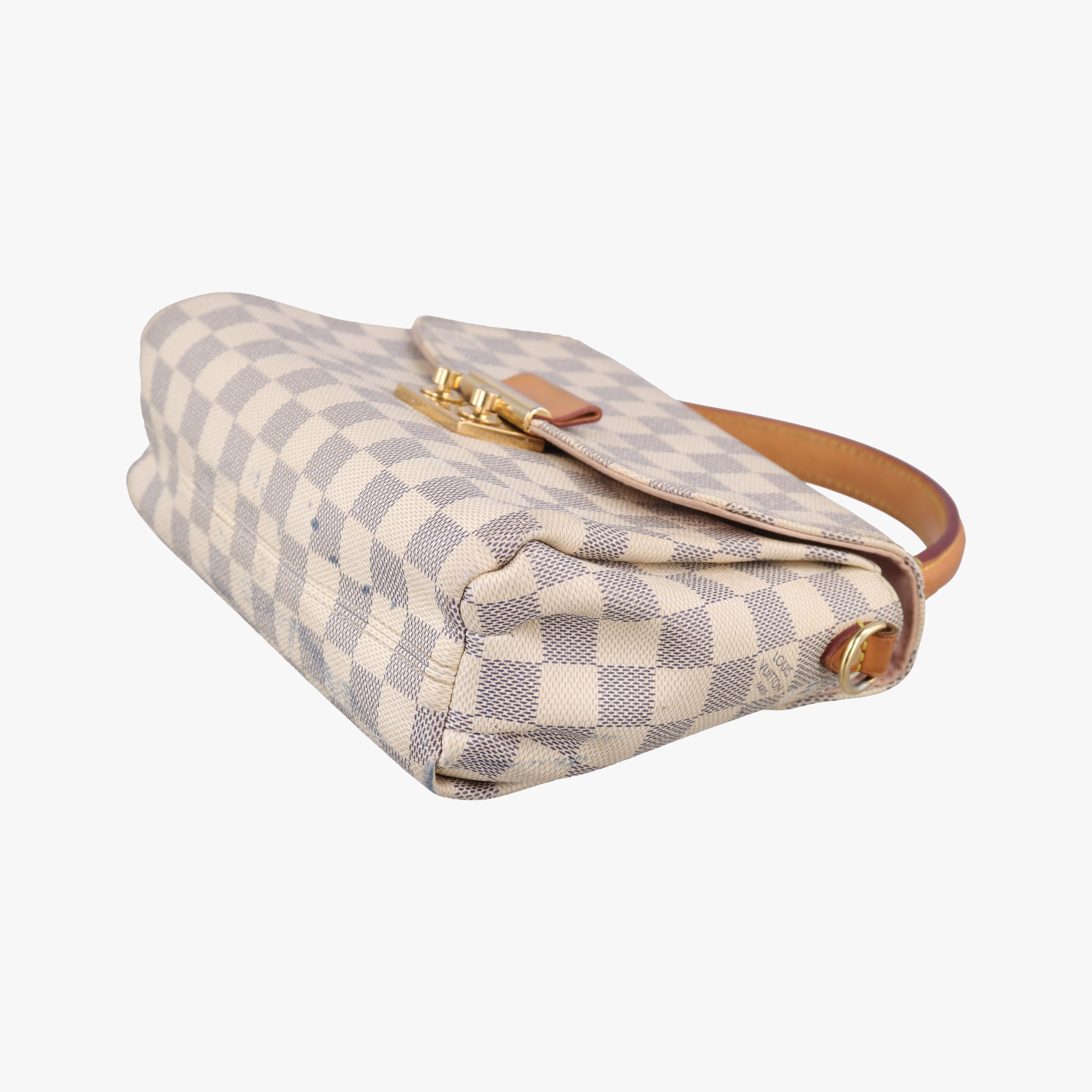 Pre-owned Louis Vuitton CROISETTE Azur Damier Canvas N41581 shoulderbag | stylenewstar