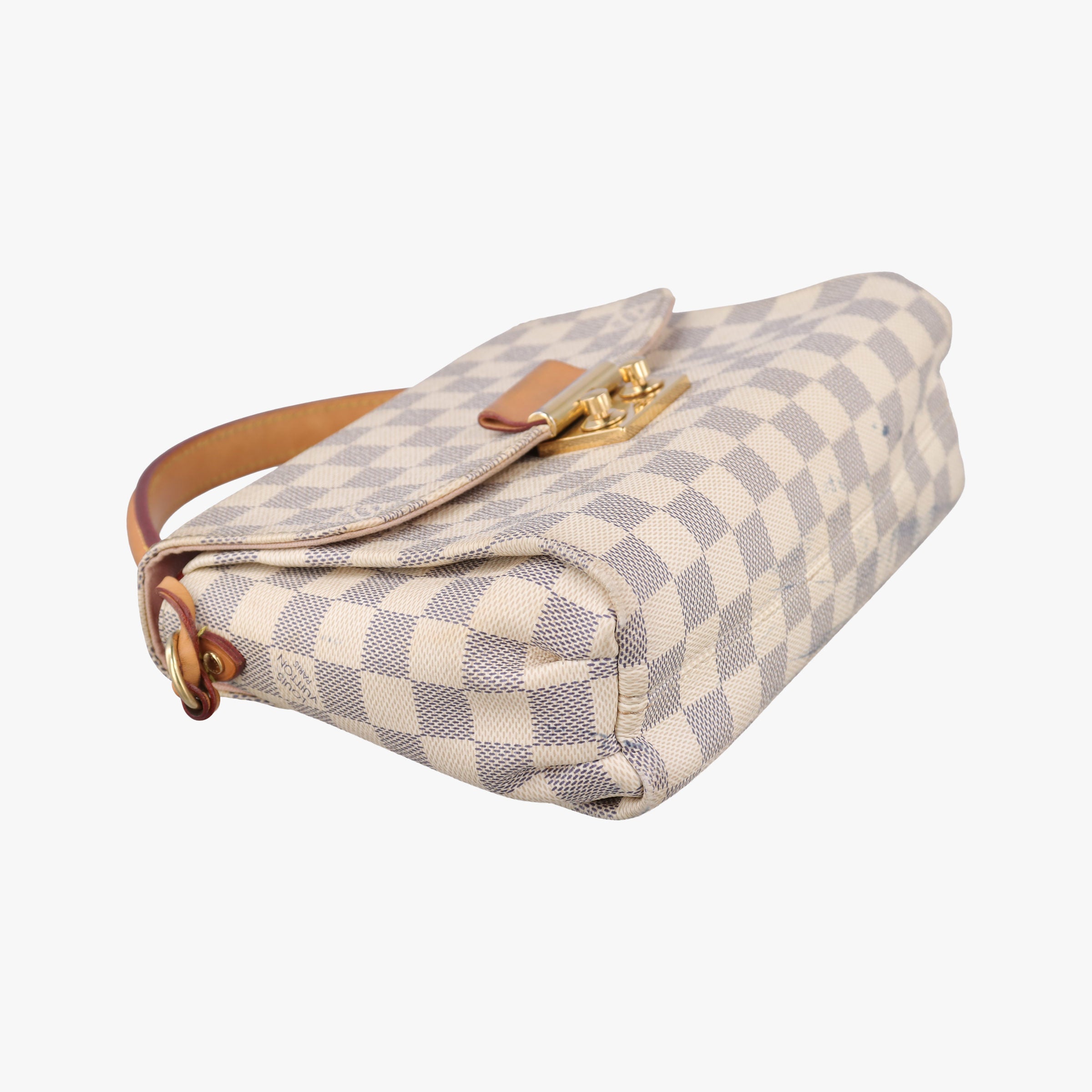 Pre-owned Louis Vuitton CROISETTE Azur Damier Canvas N41581 shoulderbag | stylenewstar