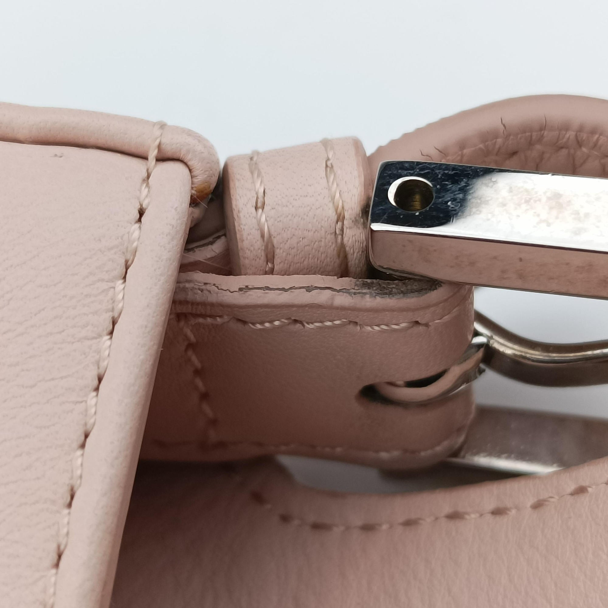 Pre-owned Fendi monster Baguette Pink Leather 8BR600 shoulderbag | stylenewstar