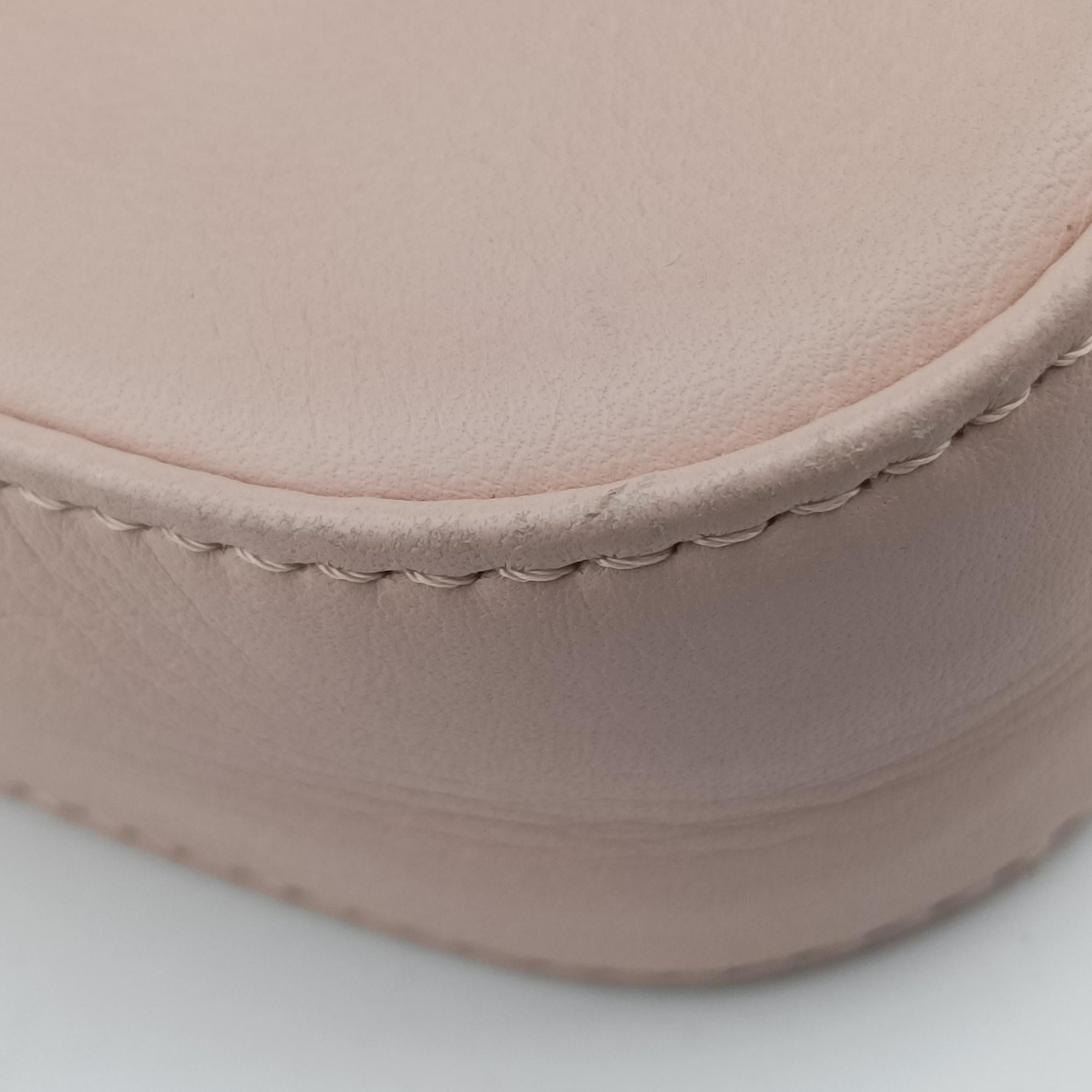 Pre-owned Fendi monster Baguette Pink Leather 8BR600 shoulderbag | stylenewstar