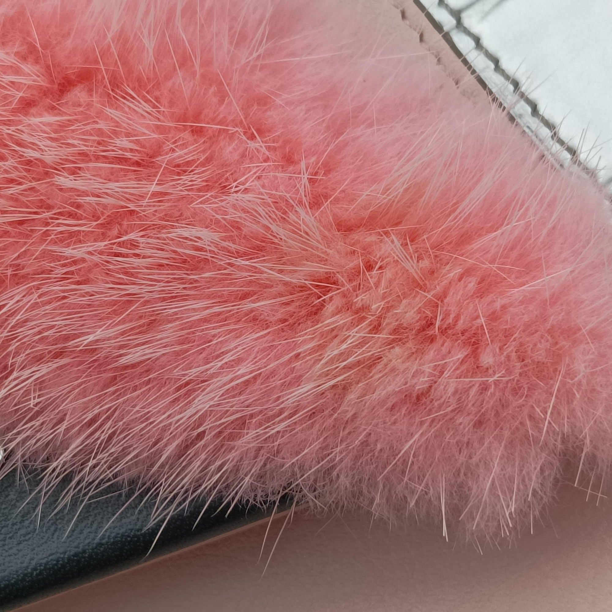 Pre-owned Fendi monster Baguette Pink Leather 8BR600 shoulderbag | stylenewstar