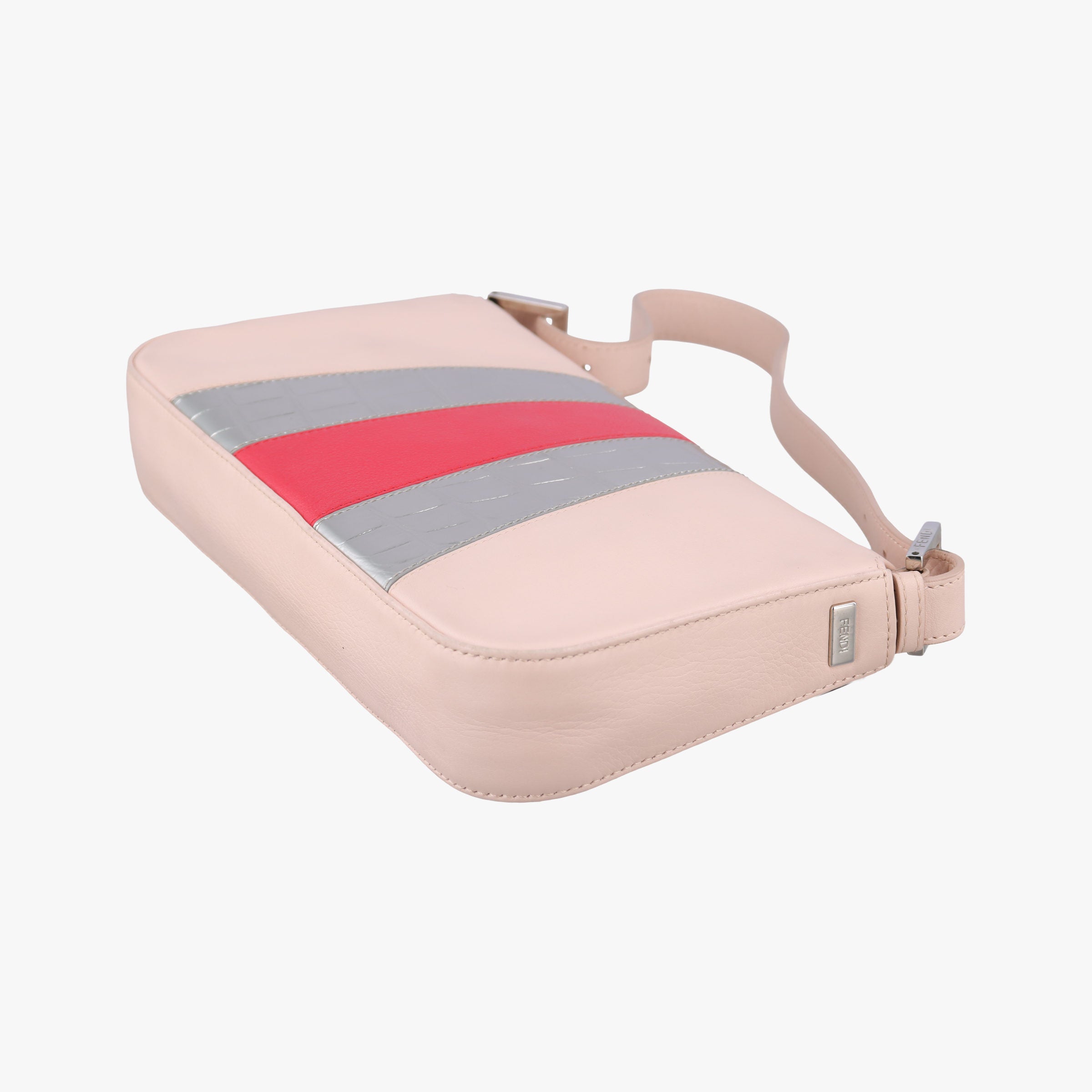 Pre-owned Fendi monster Baguette Pink Leather 8BR600 shoulderbag | stylenewstar