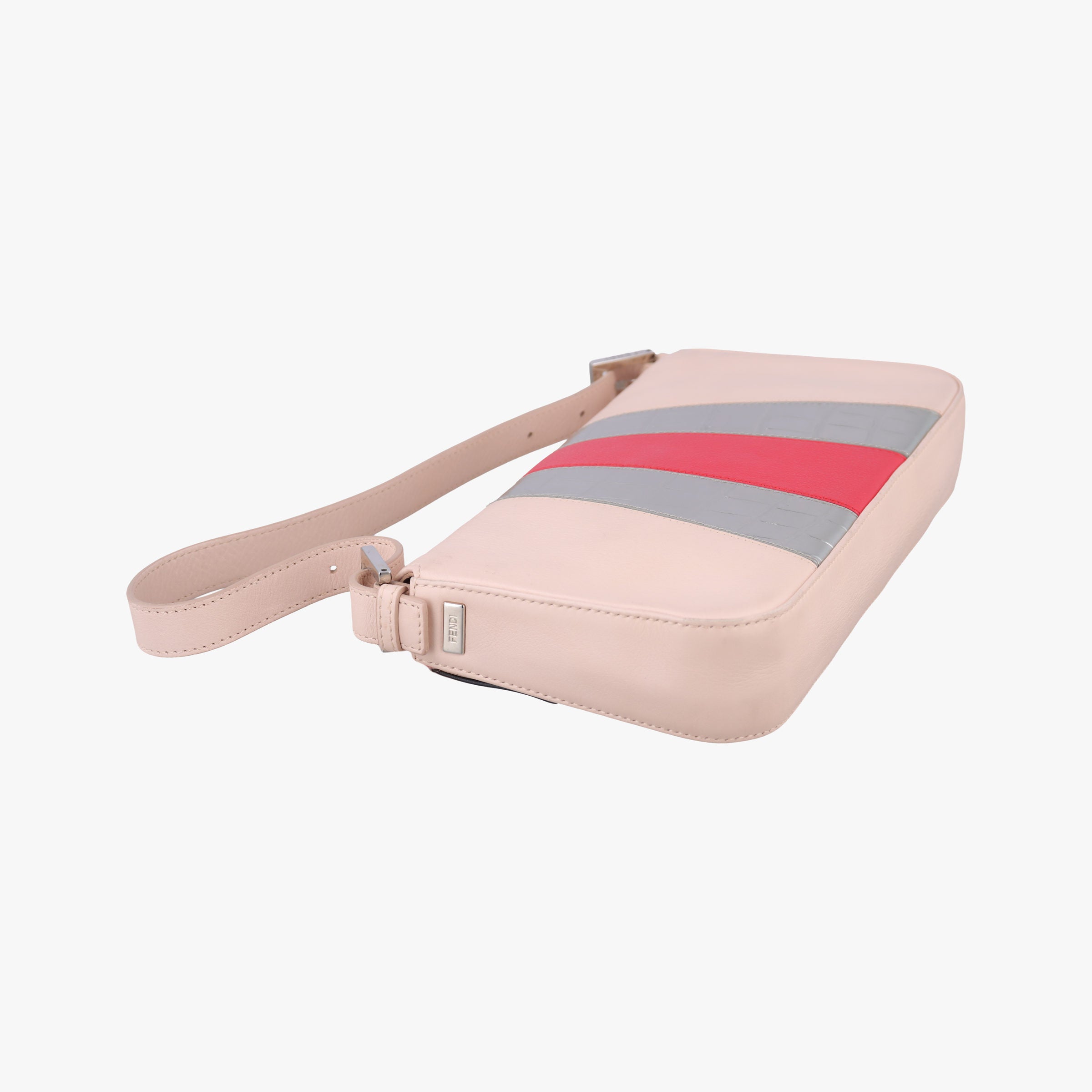 Pre-owned Fendi monster Baguette Pink Leather 8BR600 shoulderbag | stylenewstar