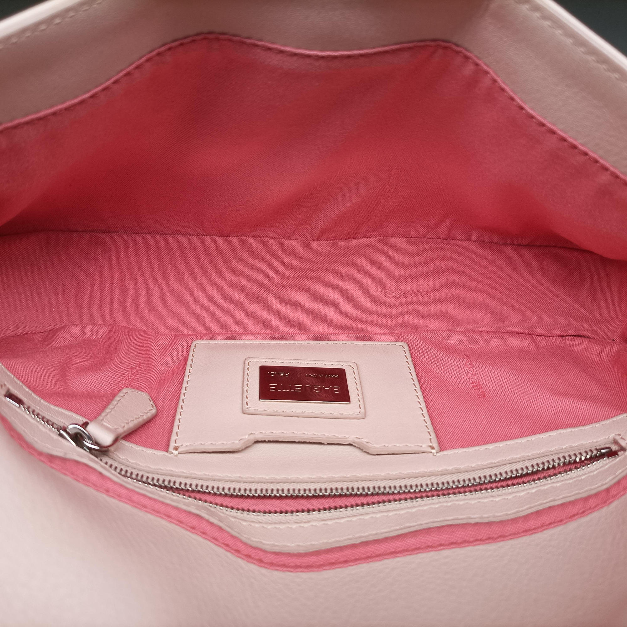 Pre-owned Fendi monster Baguette Pink Leather 8BR600 shoulderbag | stylenewstar