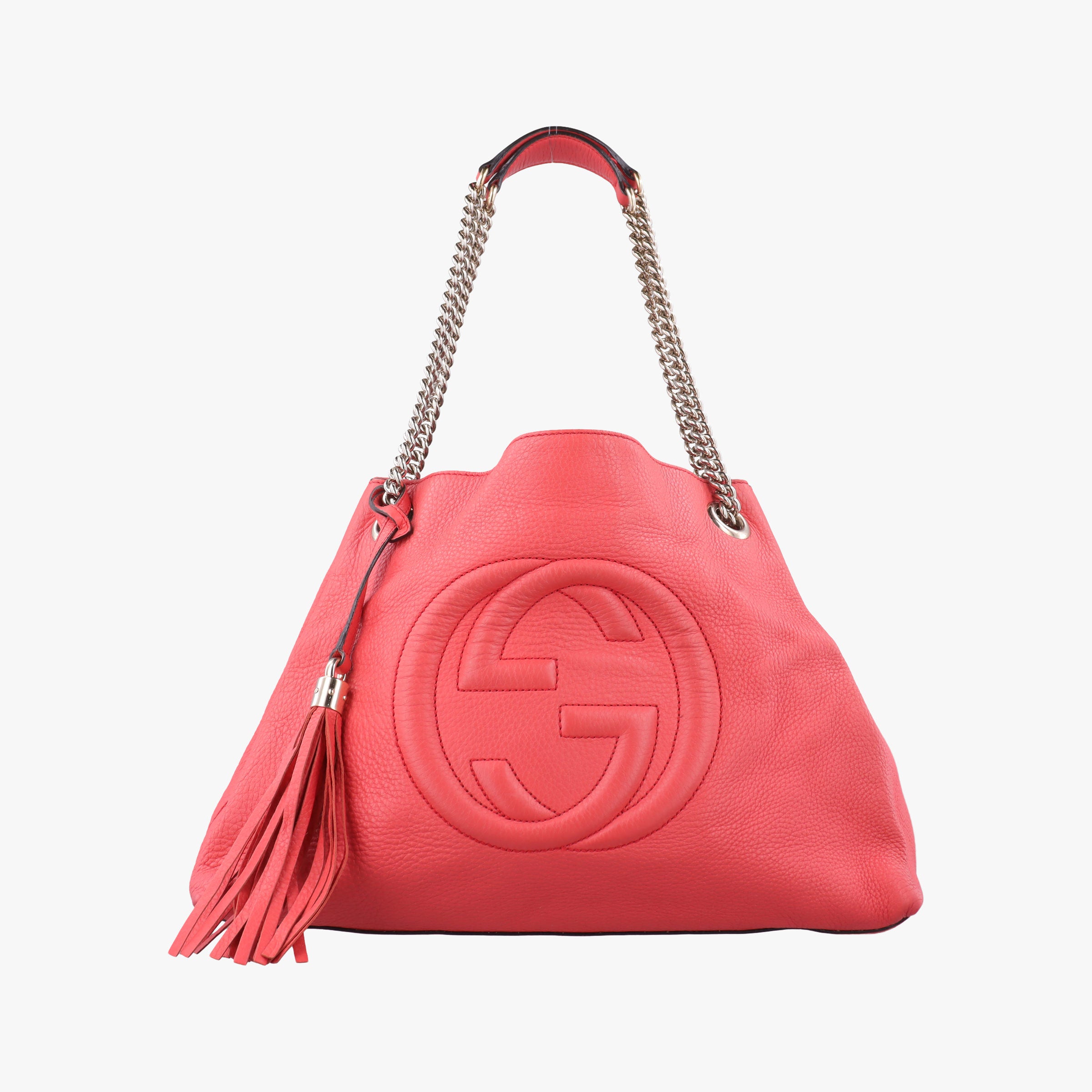 Pre-owned Gucci Soho Pink Leather 308982 shoulderbag | stylenewstar