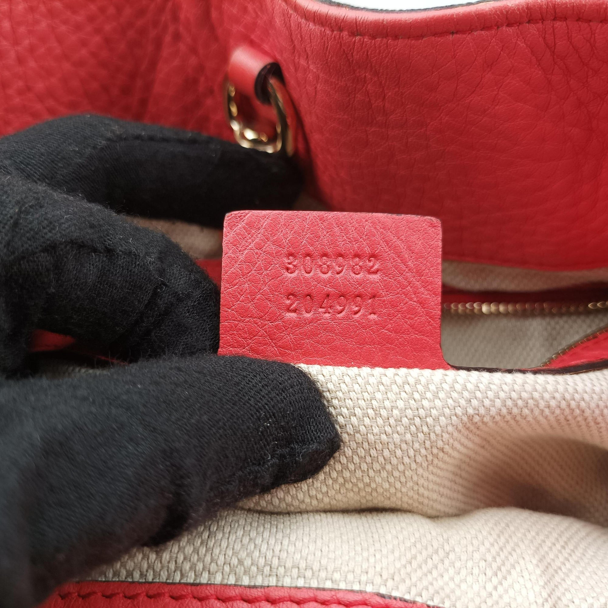 Pre-owned Gucci Soho Pink Leather 308982 shoulderbag | stylenewstar