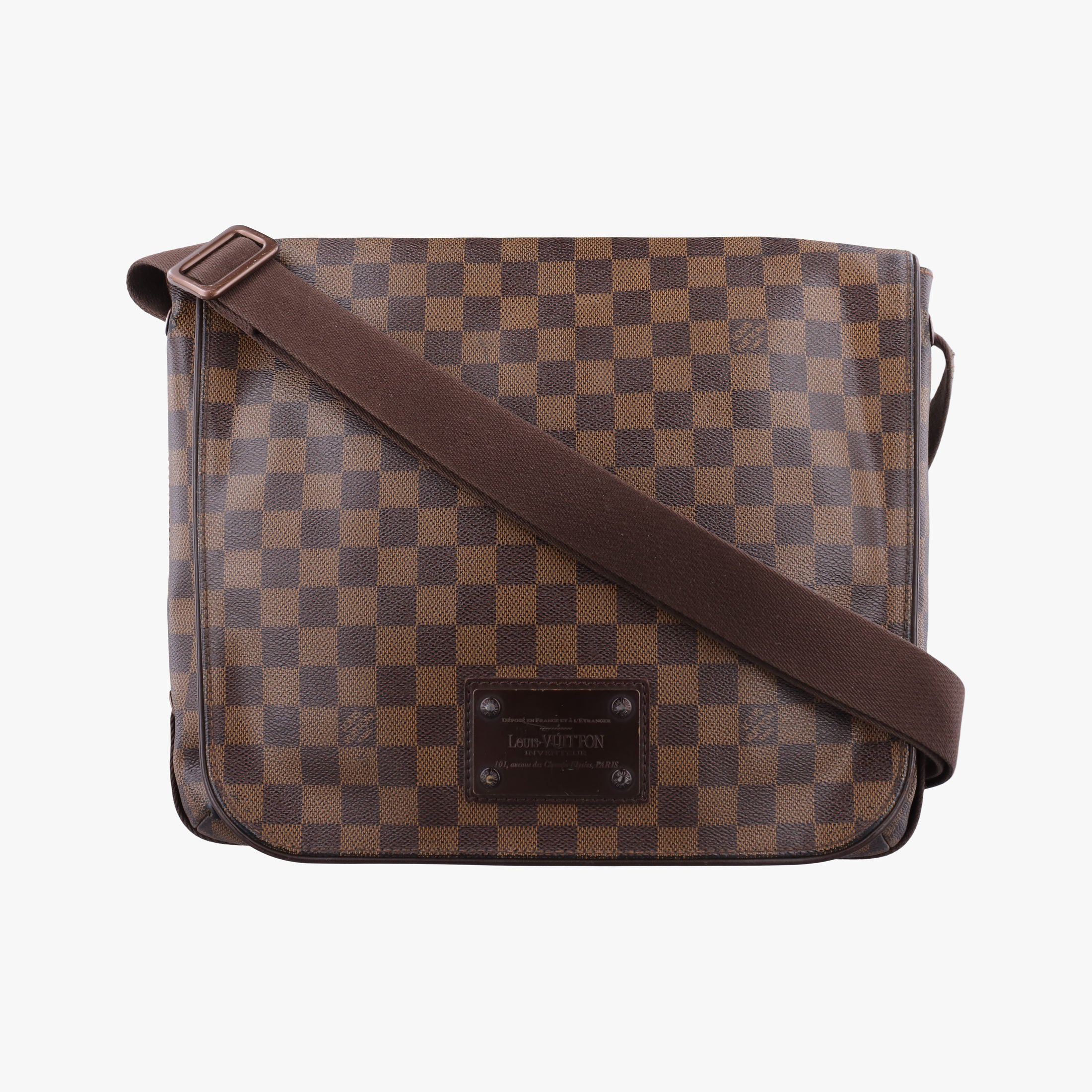 Pre-owned Louis Vuitton District MM EBENE Damier Canvas N41212 shoulderbag | stylenewstar