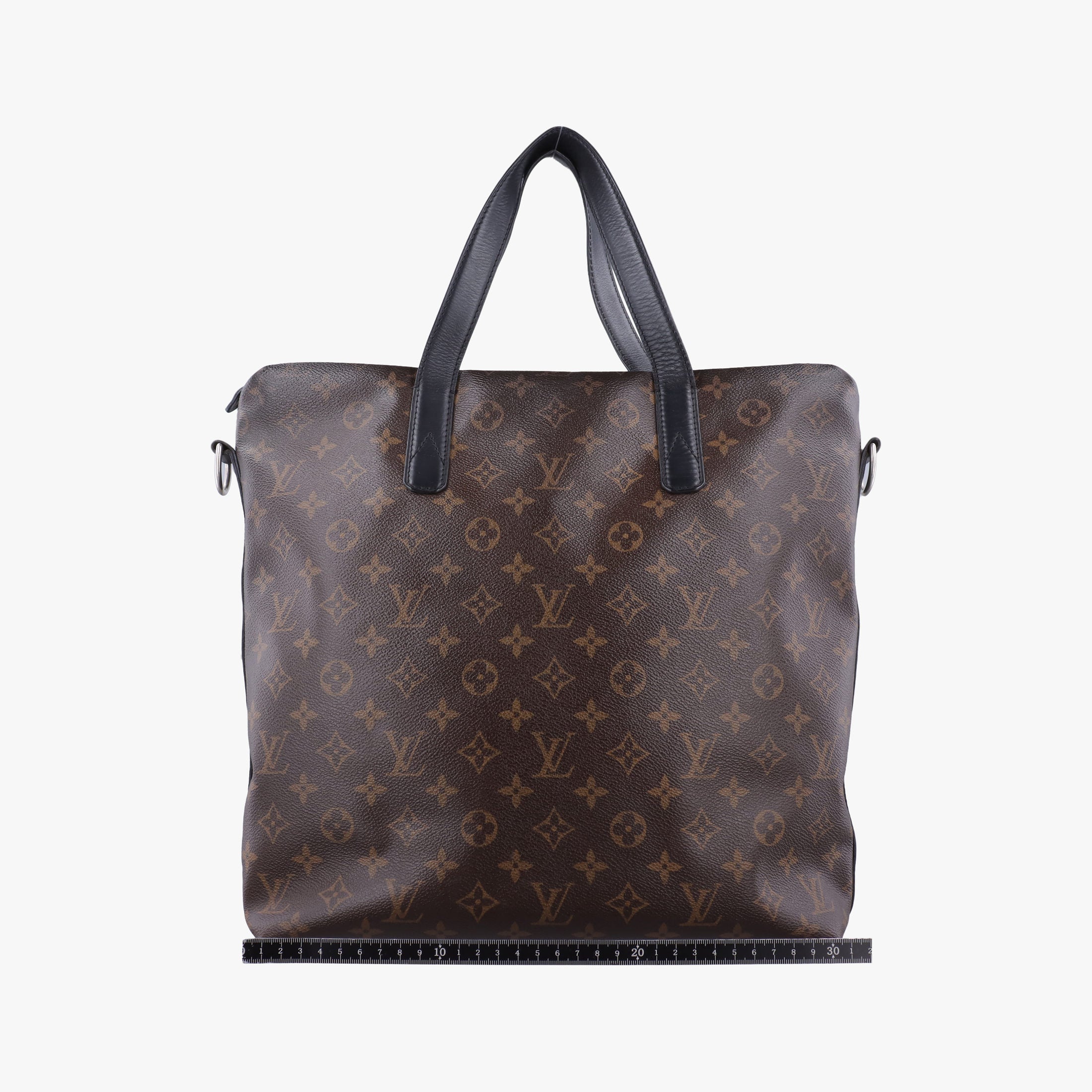 Vintage Louis Vuitton KITAN brown×black Monogram Canvas×calf leather M40388 shoulderbag | stylenewstar