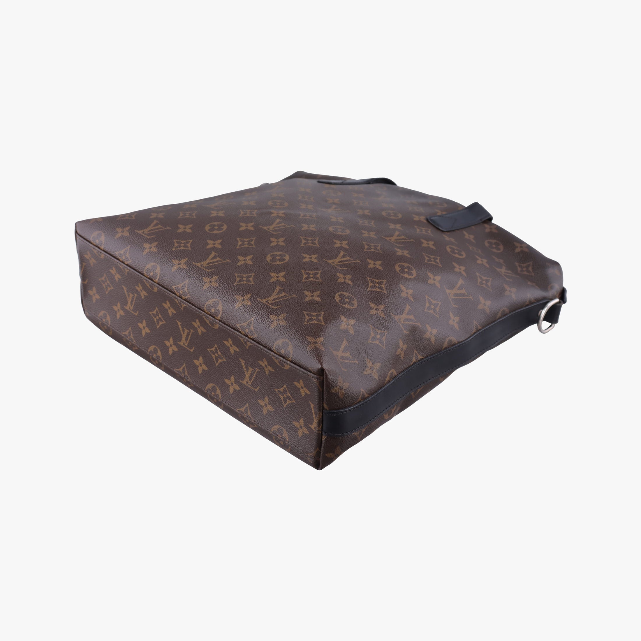Vintage Louis Vuitton KITAN brown×black Monogram Canvas×calf leather M40388 shoulderbag | stylenewstar