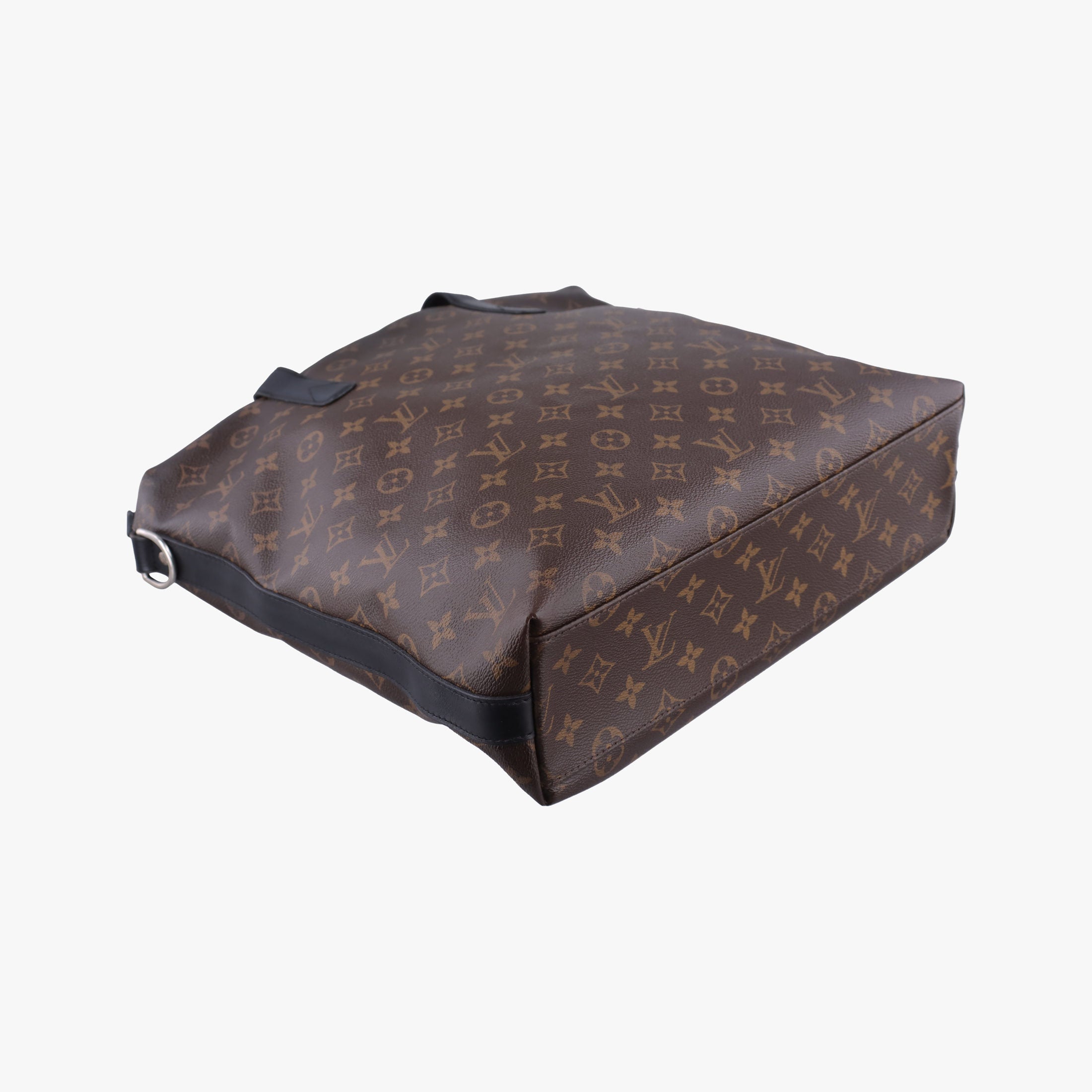 Vintage Louis Vuitton KITAN brown×black Monogram Canvas×calf leather M40388 shoulderbag | stylenewstar