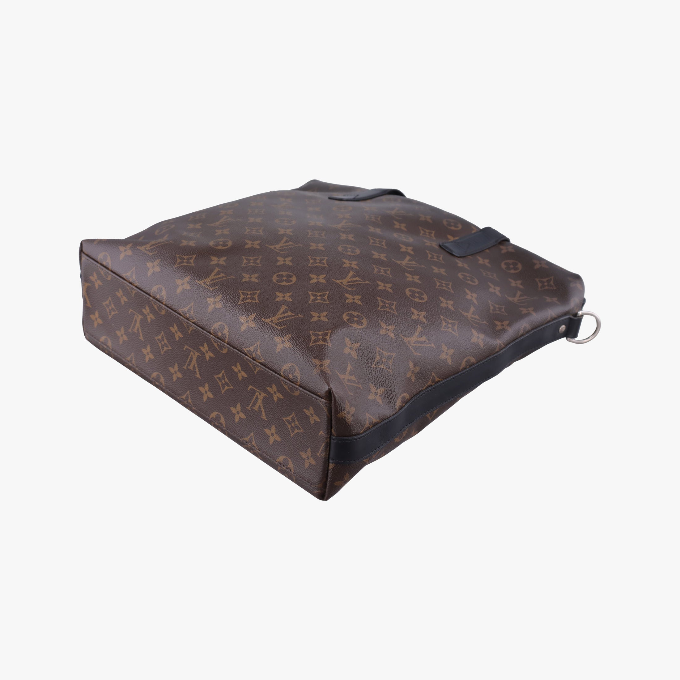 Vintage Louis Vuitton KITAN brown×black Monogram Canvas×calf leather M40388 shoulderbag | stylenewstar