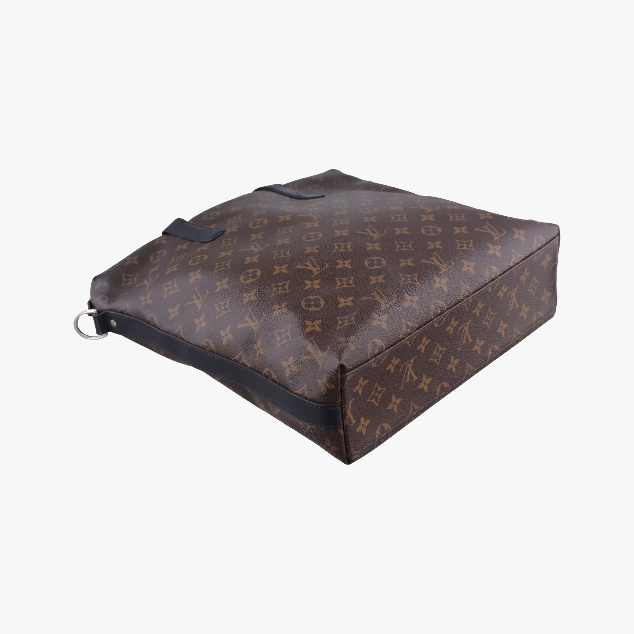 Vintage Louis Vuitton KITAN brown×black Monogram Canvas×calf leather M40388 shoulderbag | stylenewstar