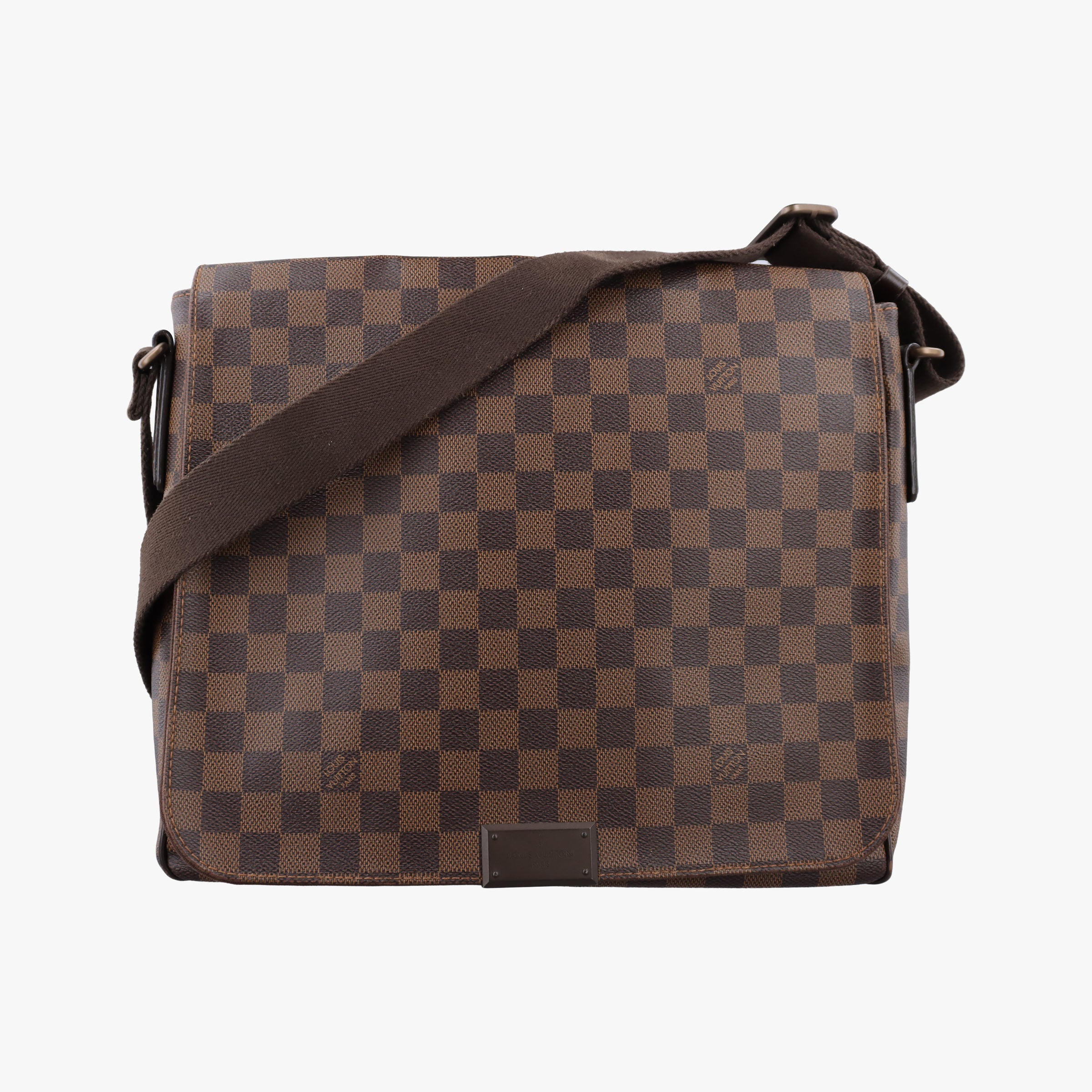 Vintage Louis Vuitton District MM EBENE Damier Canvas N41212 shoulderbag | stylenewstar