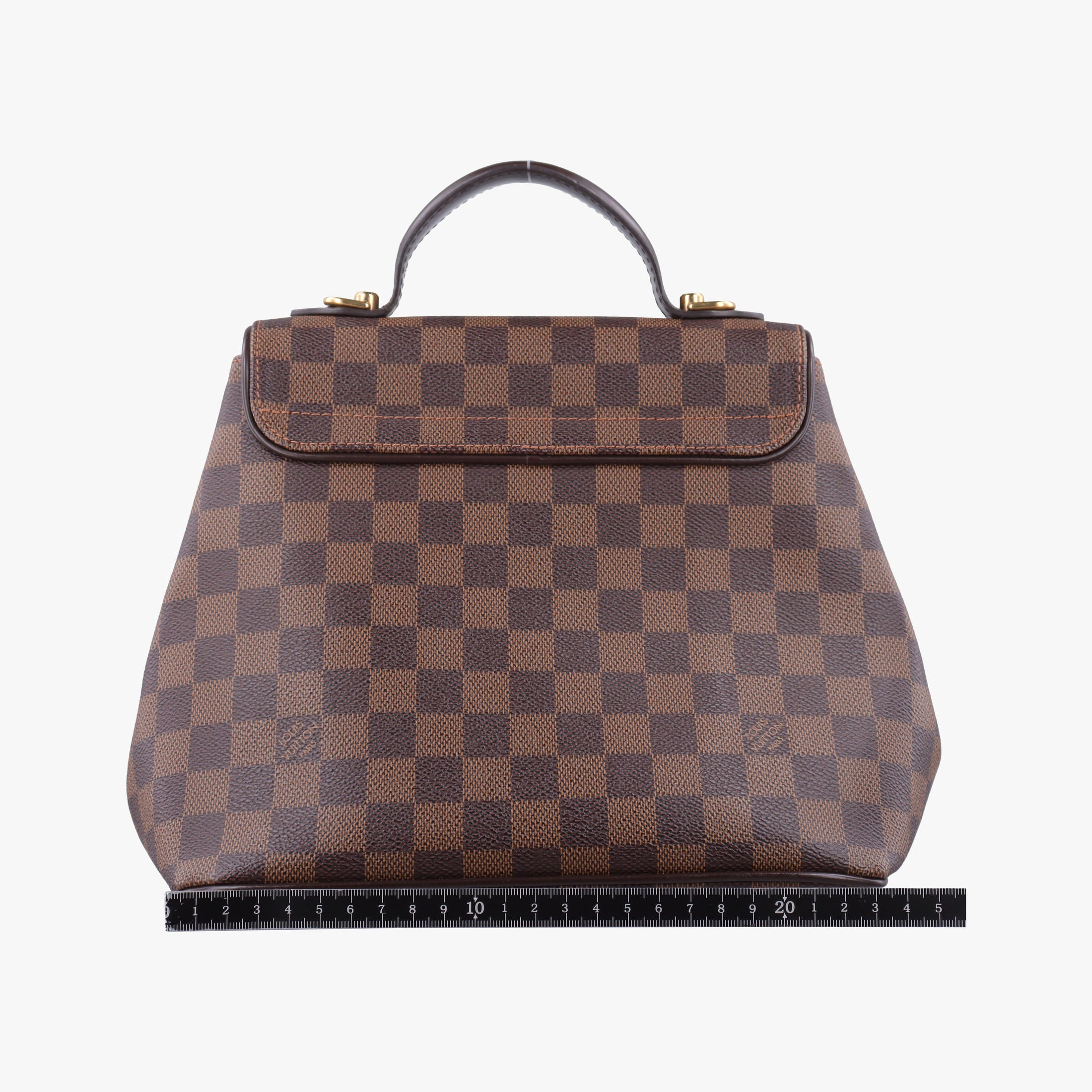 Pre-owned Louis Vuitton BERGAMO MM EBENE Damier Canvas N41168 shoulderbag | stylenewstar