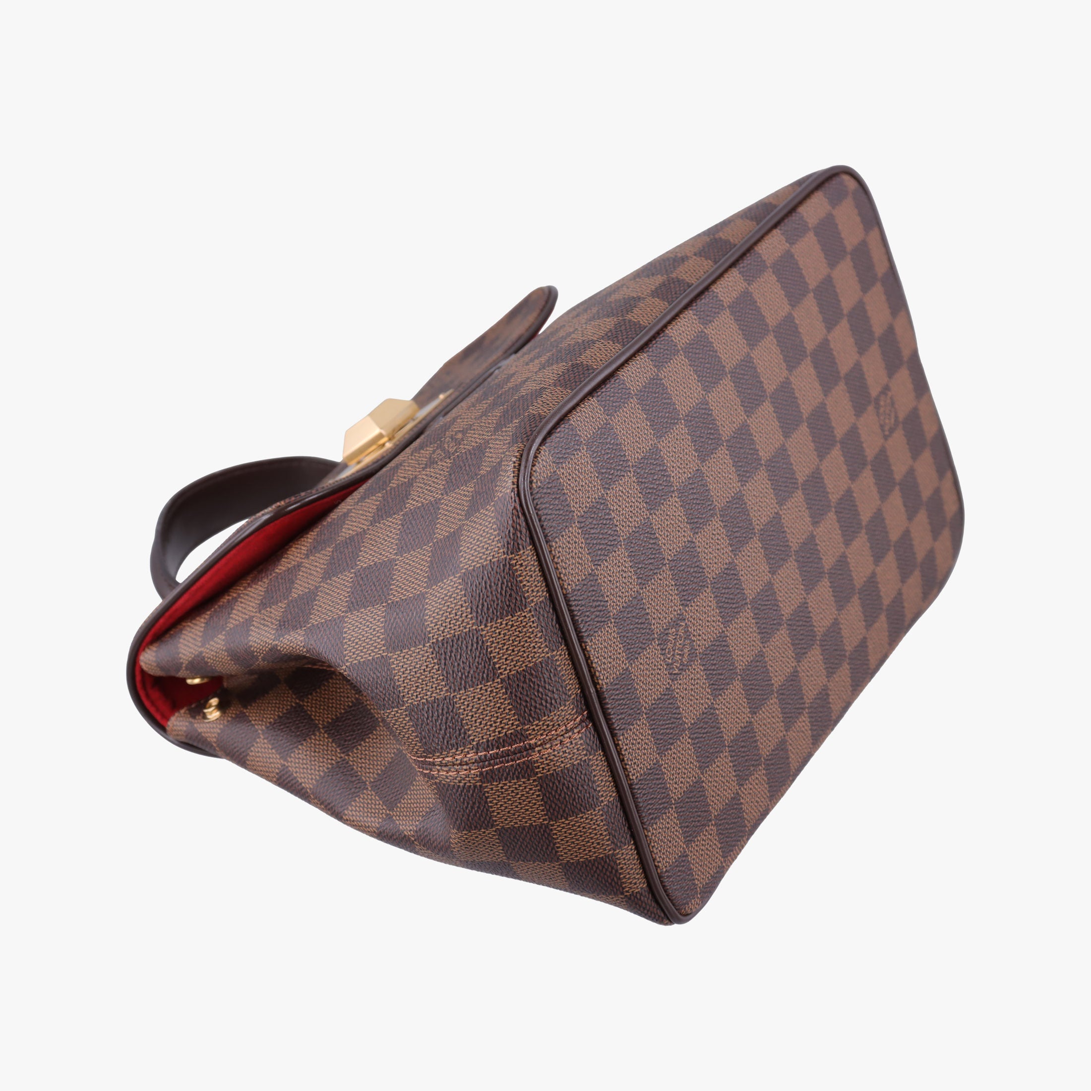 Pre-owned Louis Vuitton BERGAMO MM EBENE Damier Canvas N41168 shoulderbag | stylenewstar