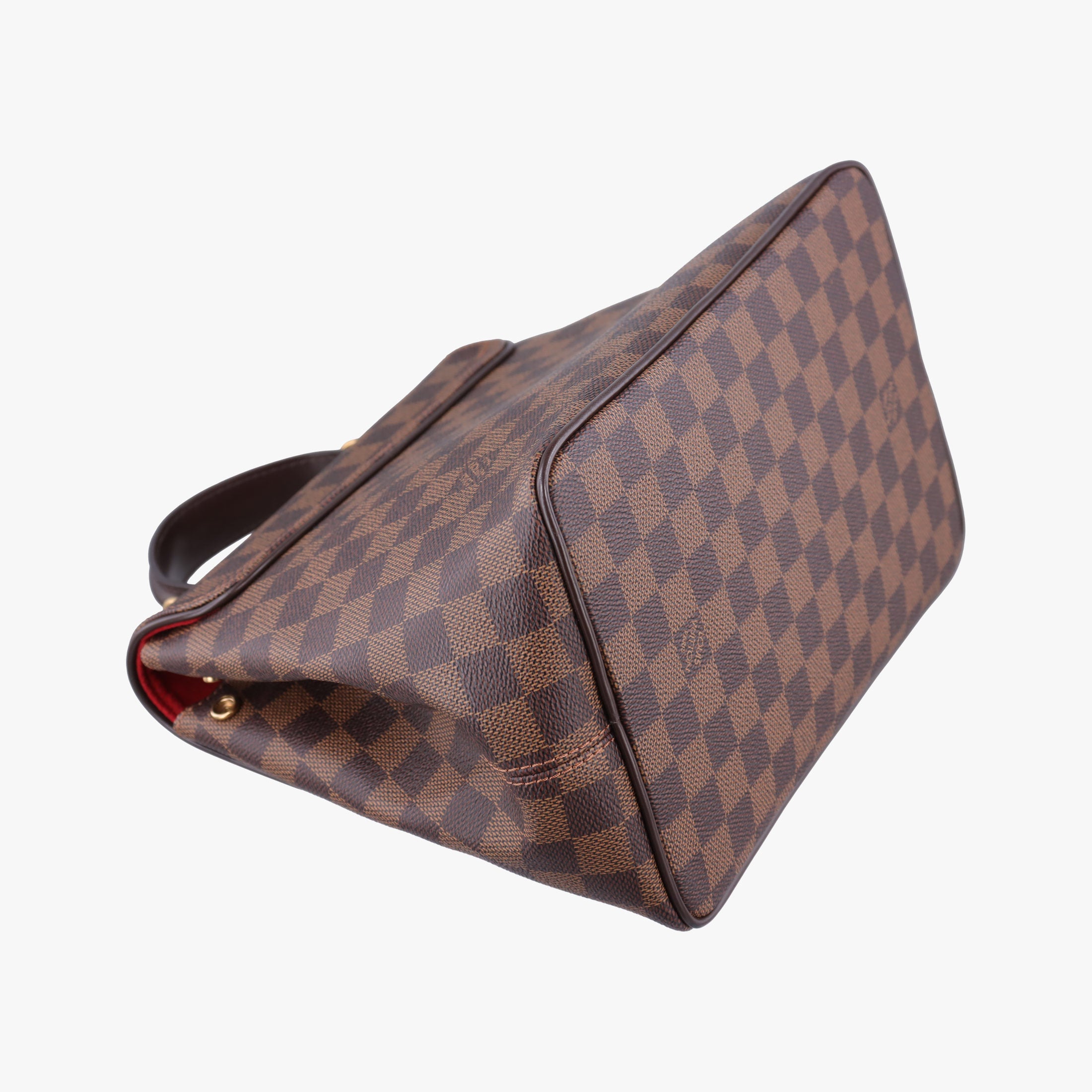 Pre-owned Louis Vuitton BERGAMO MM EBENE Damier Canvas N41168 shoulderbag | stylenewstar