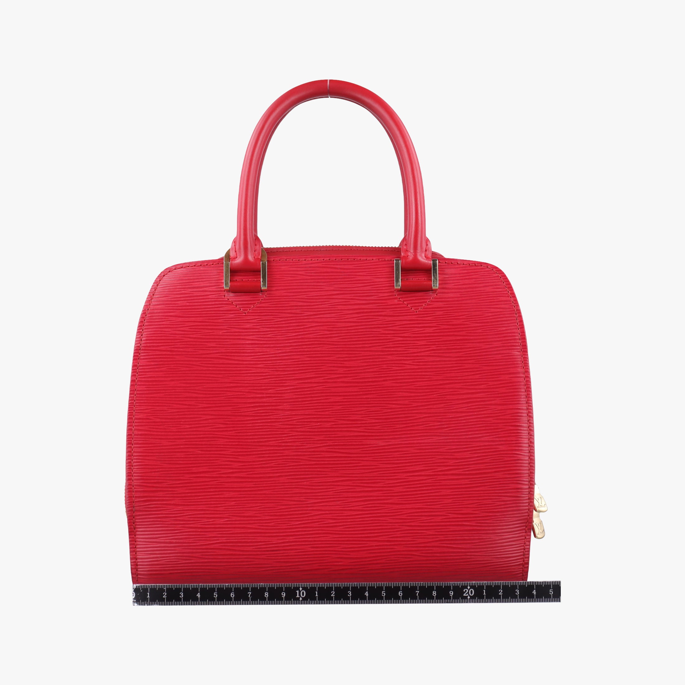 Pre-owned Louis Vuitton Pont Neuf Castillian Red epi M52057 handbag | stylenewstar