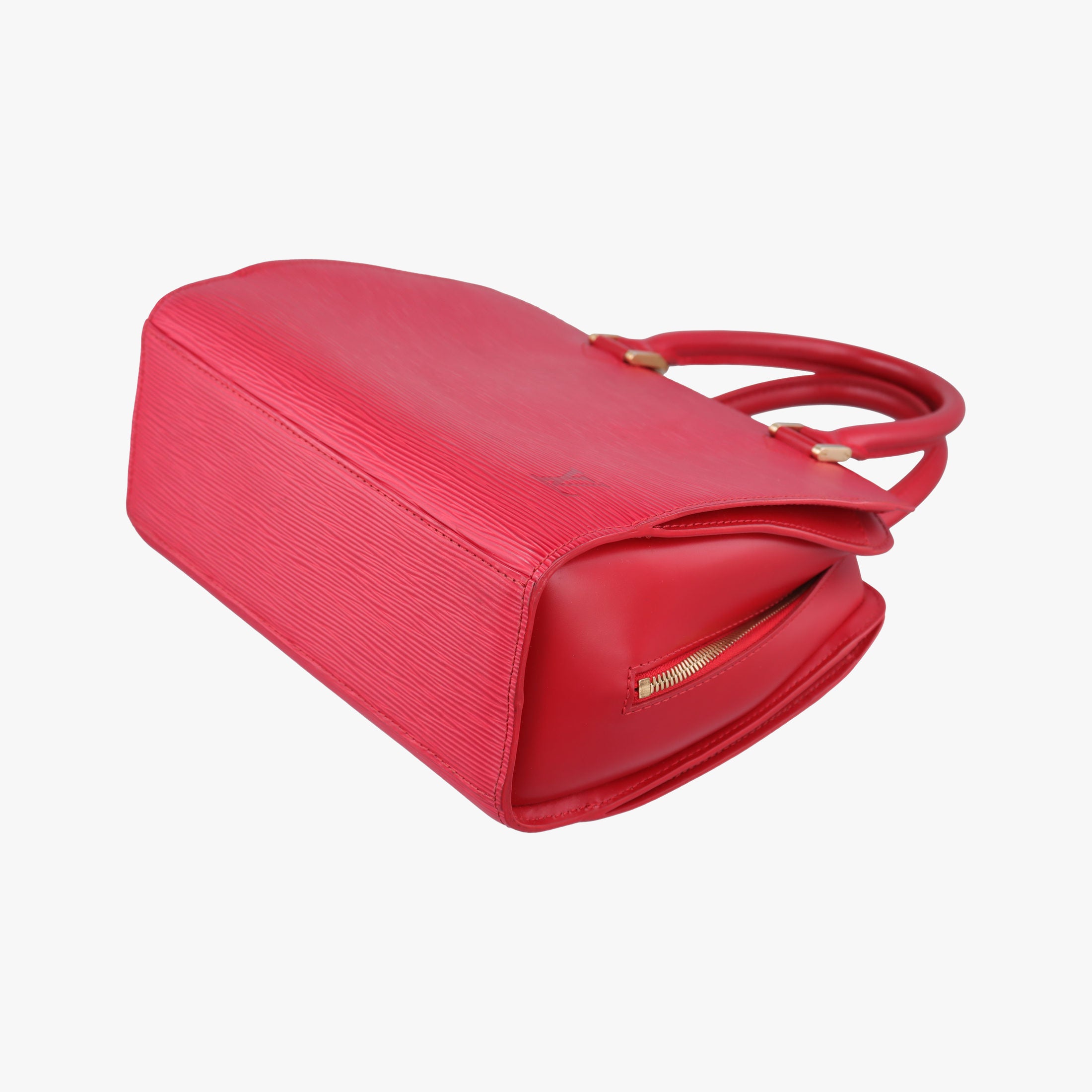 Pre-owned Louis Vuitton Pont Neuf Castillian Red epi M52057 handbag | stylenewstar