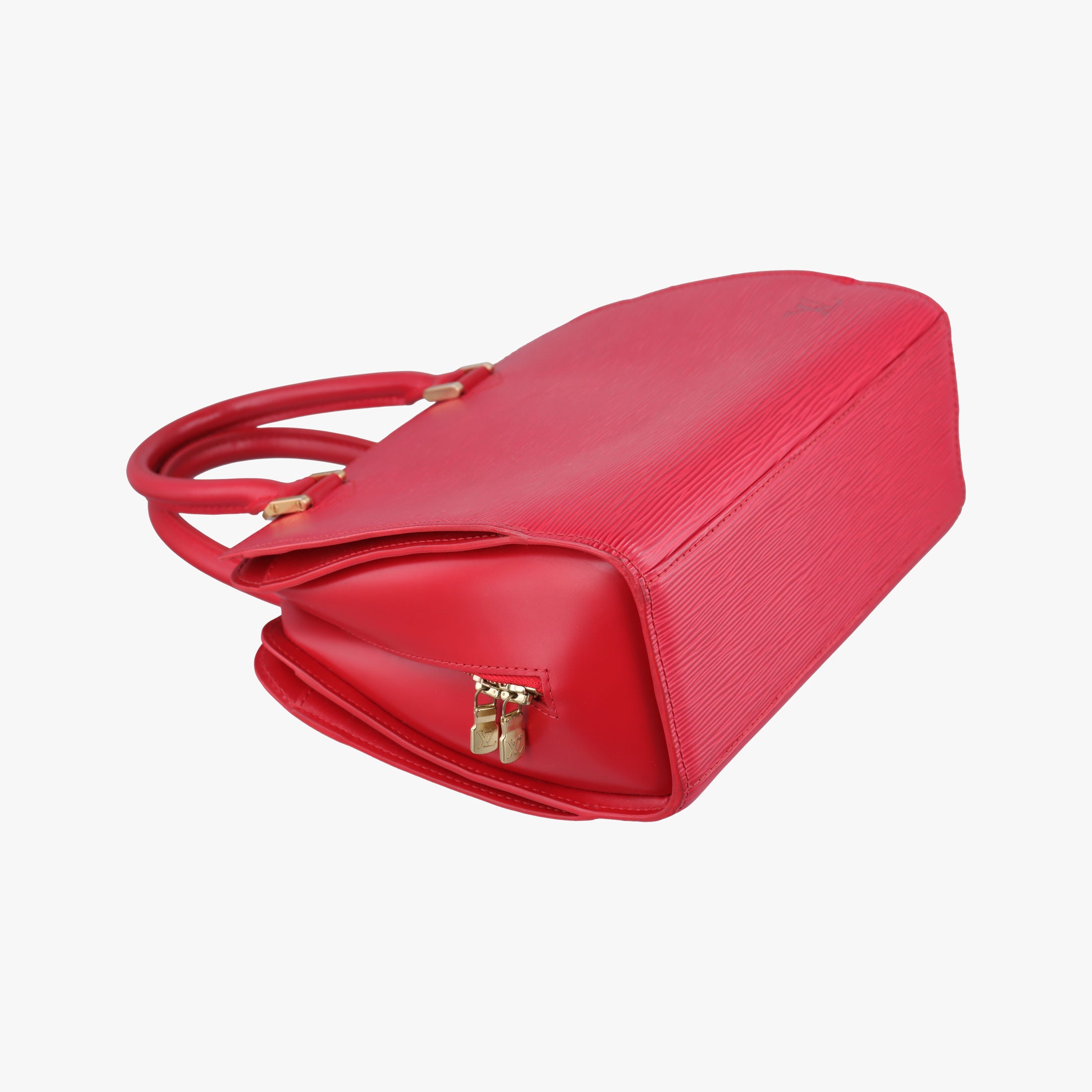 Pre-owned Louis Vuitton Pont Neuf Castillian Red epi M52057 handbag | stylenewstar