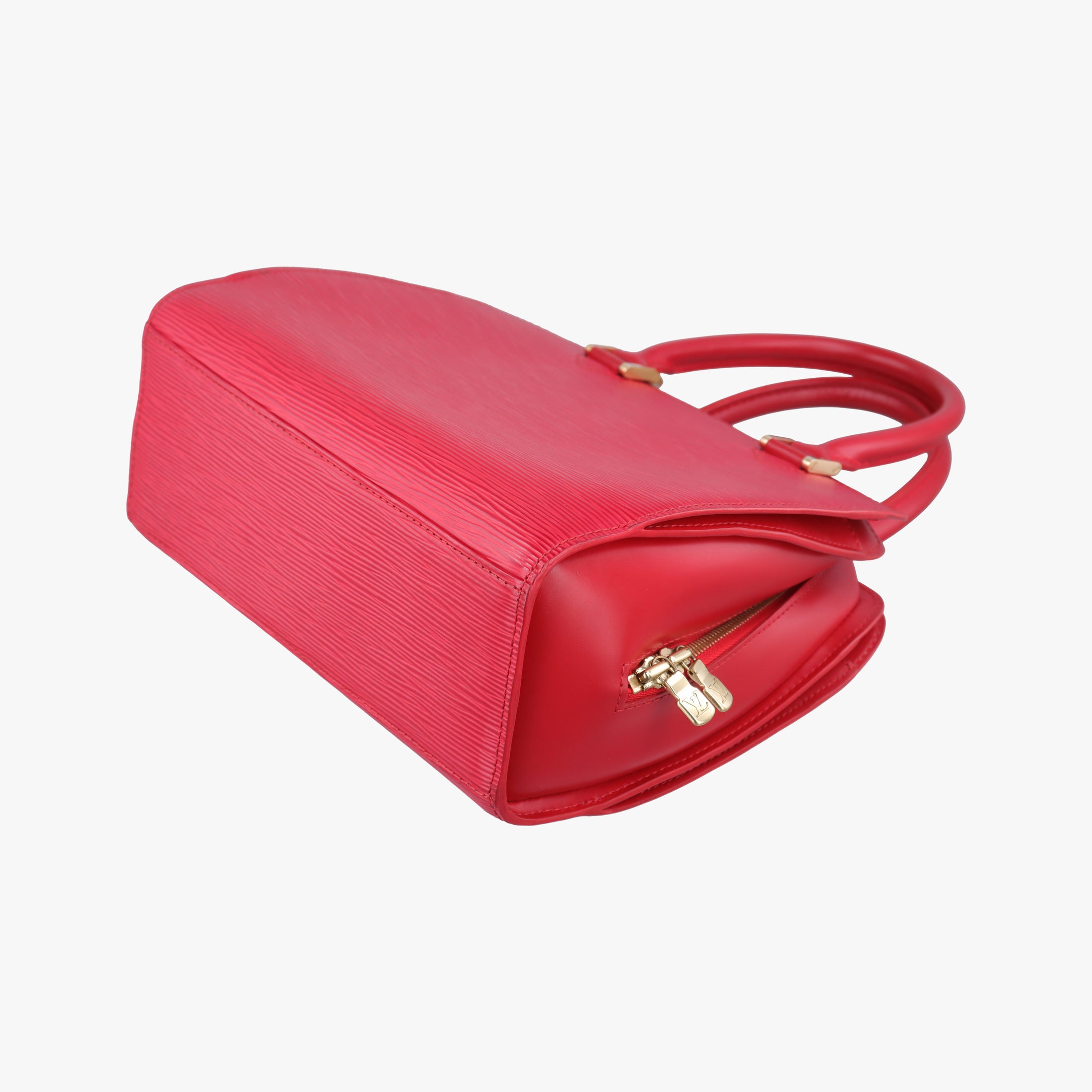 Pre-owned Louis Vuitton Pont Neuf Castillian Red epi M52057 handbag | stylenewstar
