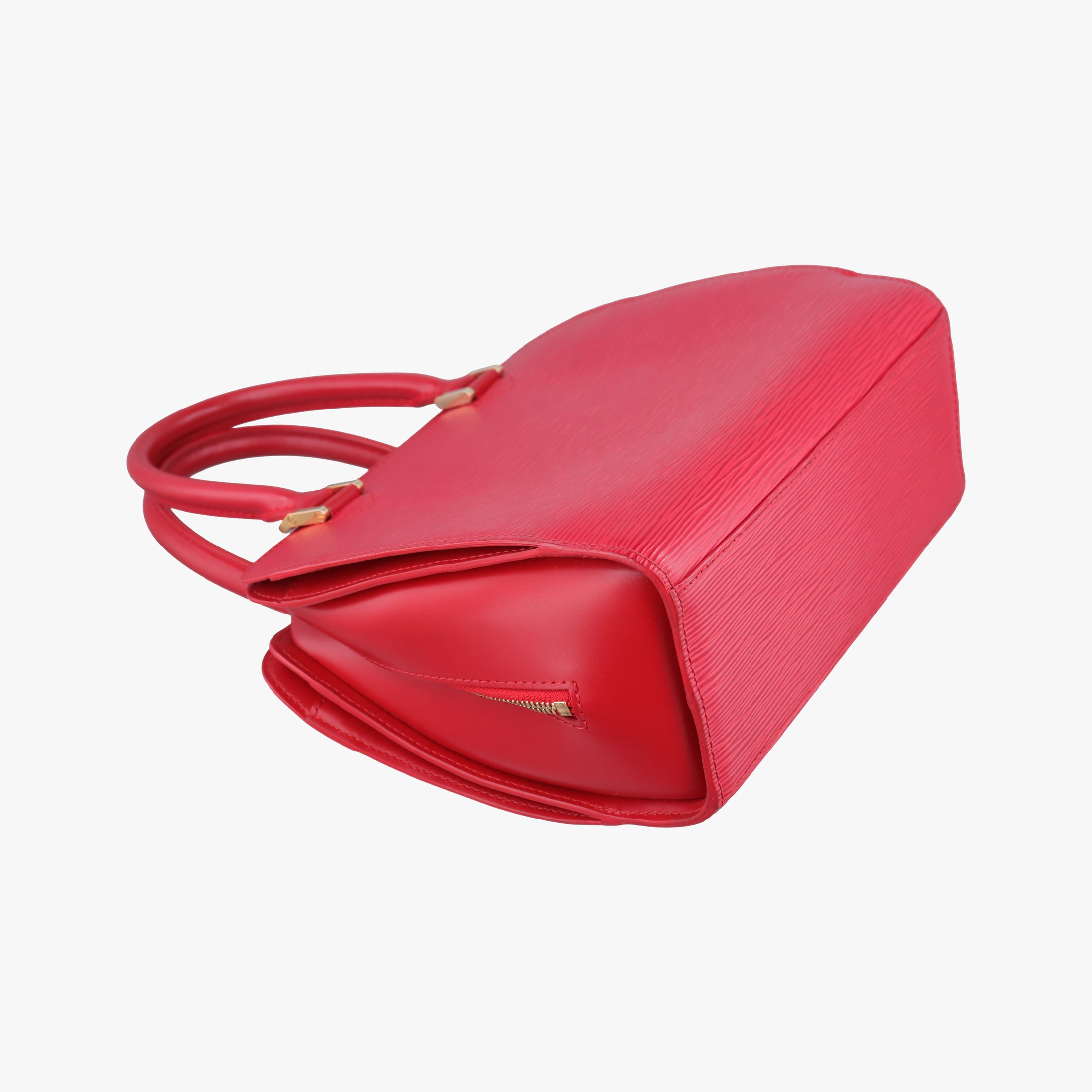 Pre-owned Louis Vuitton Pont Neuf Castillian Red epi M52057 handbag | stylenewstar