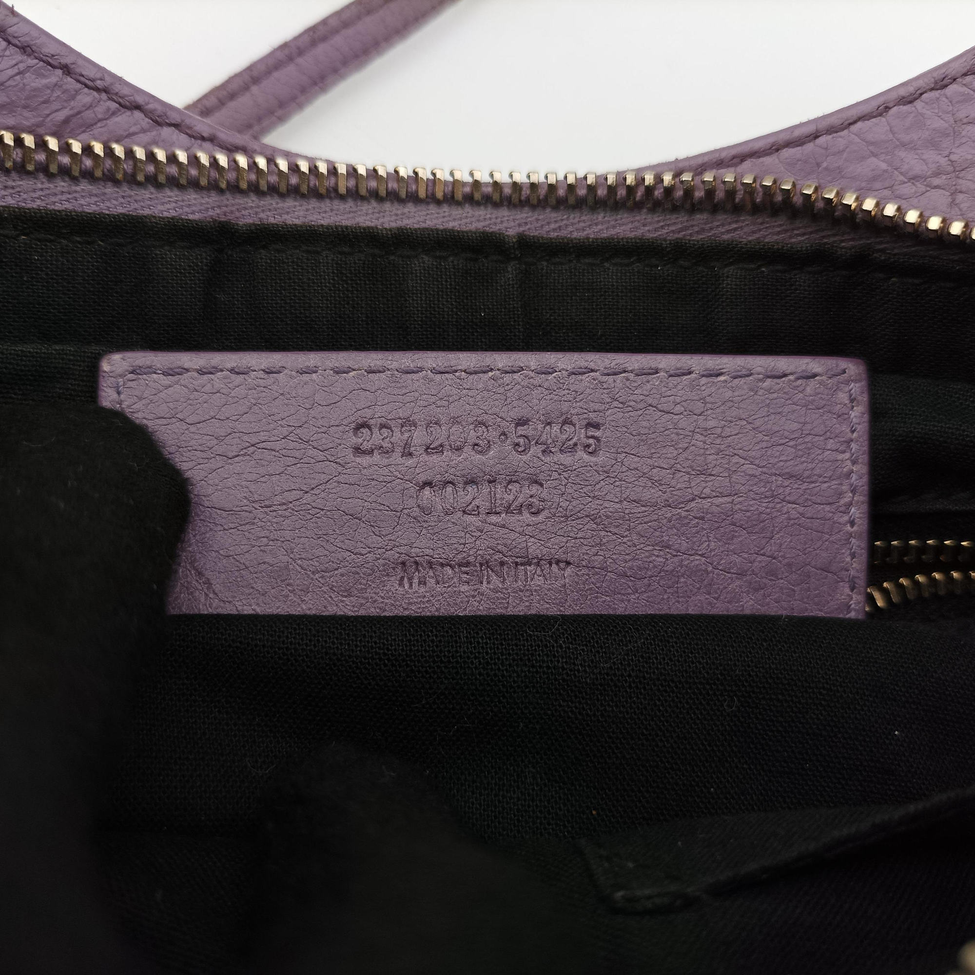 Pre-owned Balenciaga Motocross Giant Classic Hip Purple lambskin  shoulderbag | stylenewstar