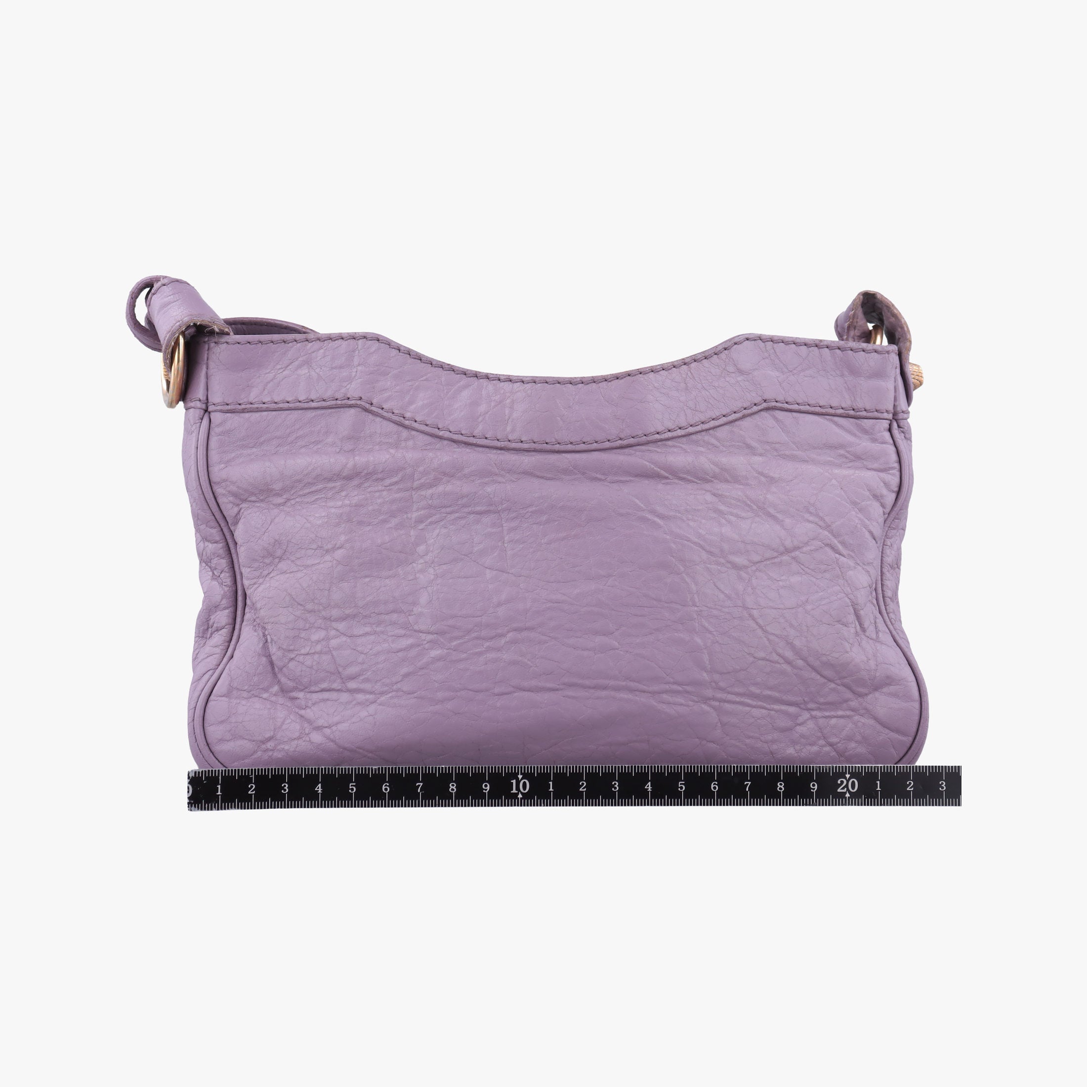 Pre-owned Balenciaga Motocross Giant Classic Hip Purple lambskin  shoulderbag | stylenewstar