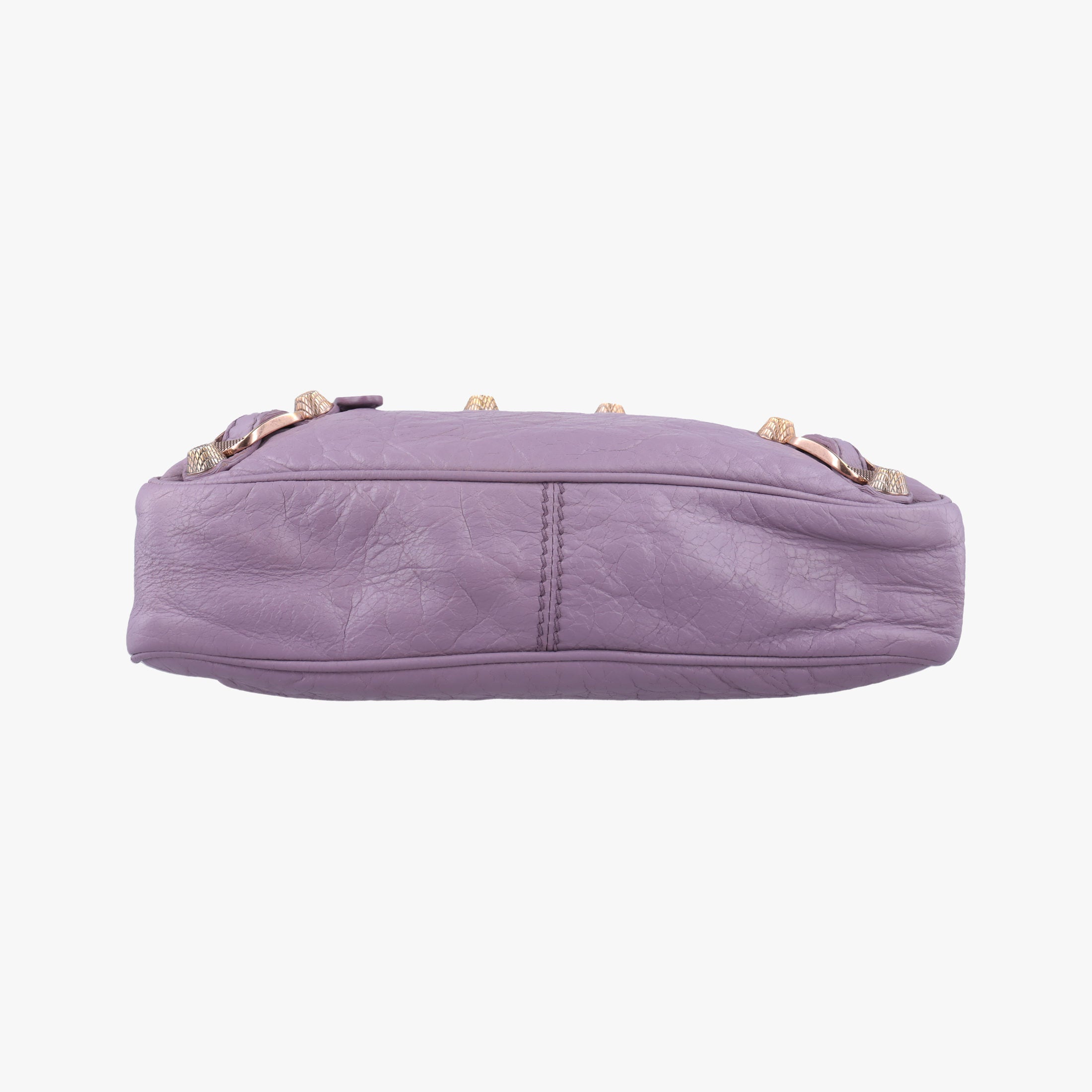 Pre-owned Balenciaga Motocross Giant Classic Hip Purple lambskin  shoulderbag | stylenewstar