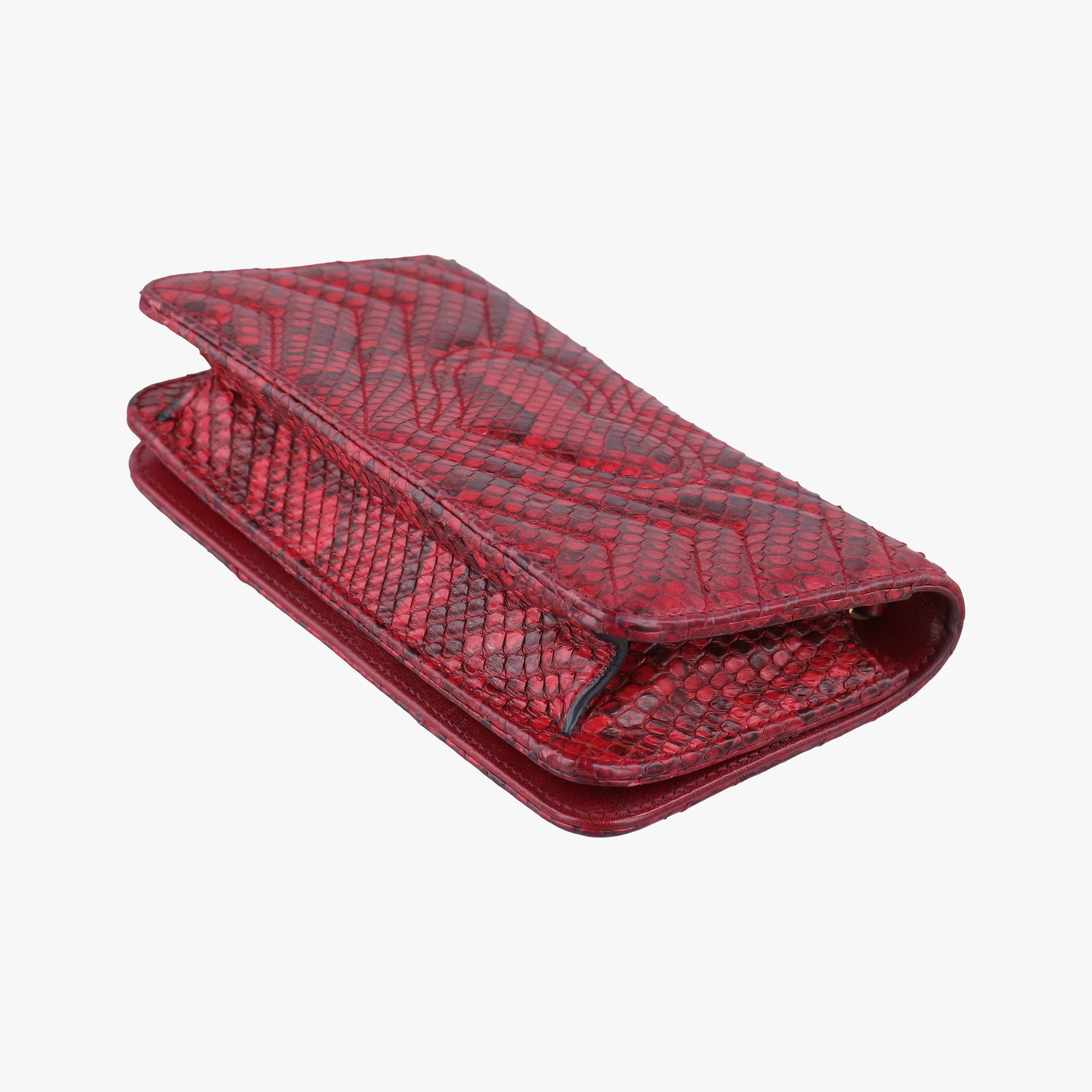 Secondhand Gucci GG Marmont Red snakeskin 488426 shoulderbag | stylenewstar