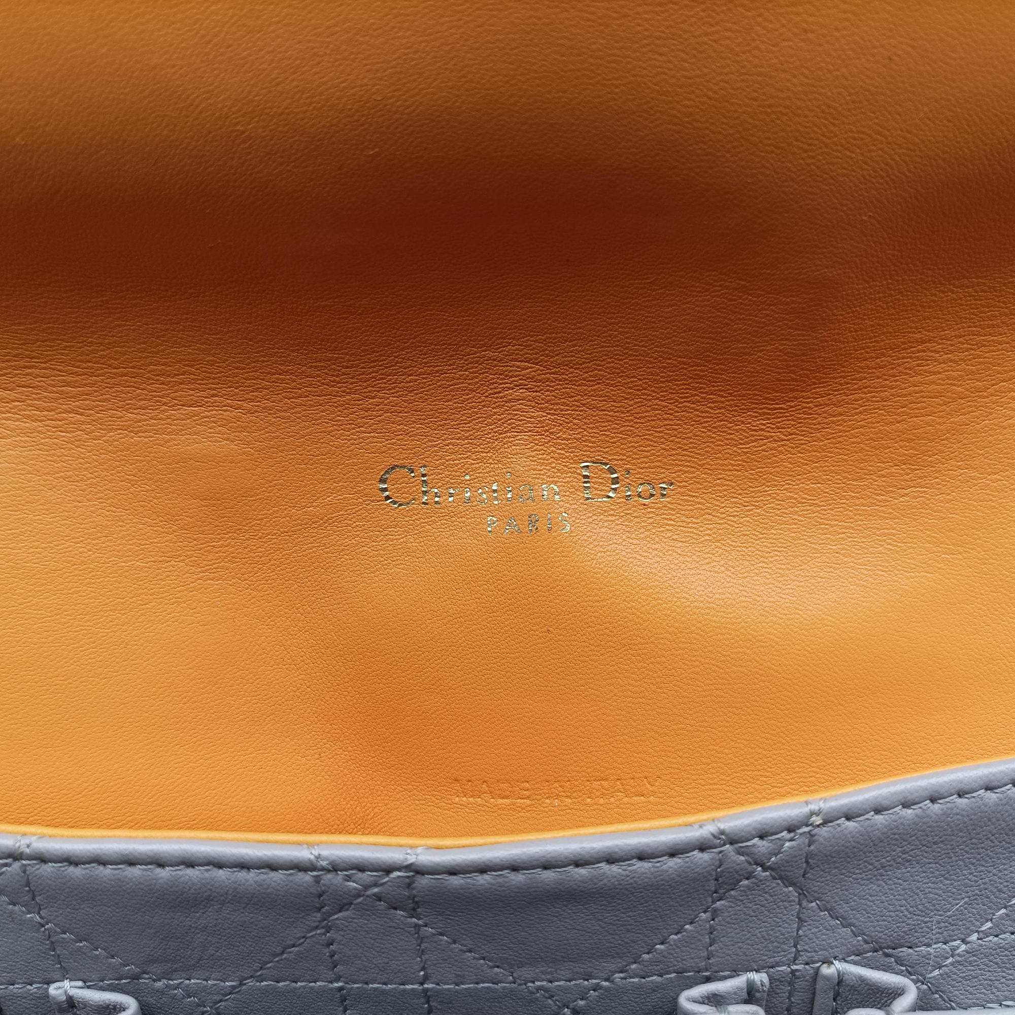 Secondhand Christian Dior Miss Dior Cannage New Rock Yellow lambskin  shoulderbag | stylenewstar